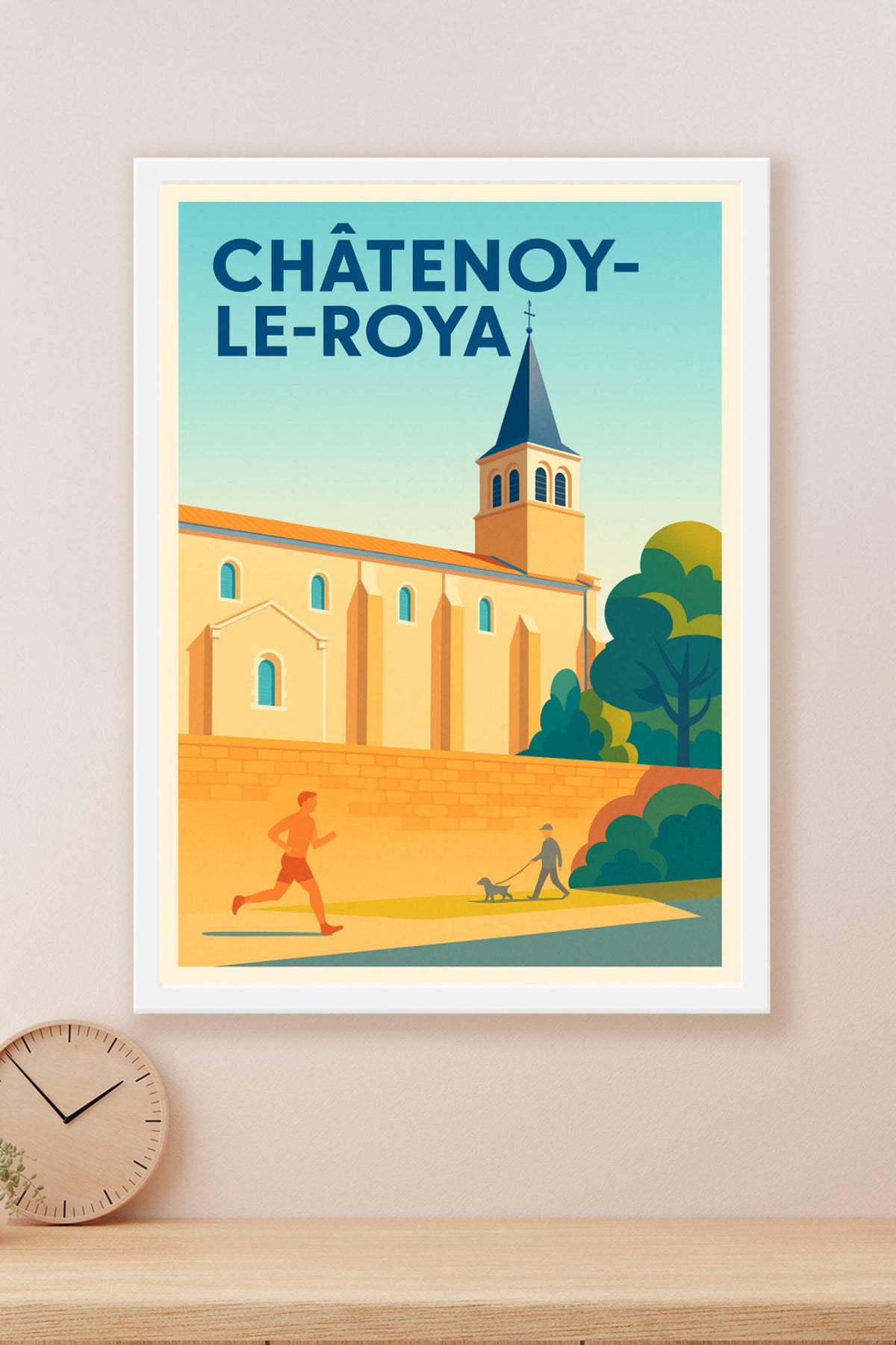 Affiche de Châtenoy-le-Royal - Charme et sérénité au cœur de la ville