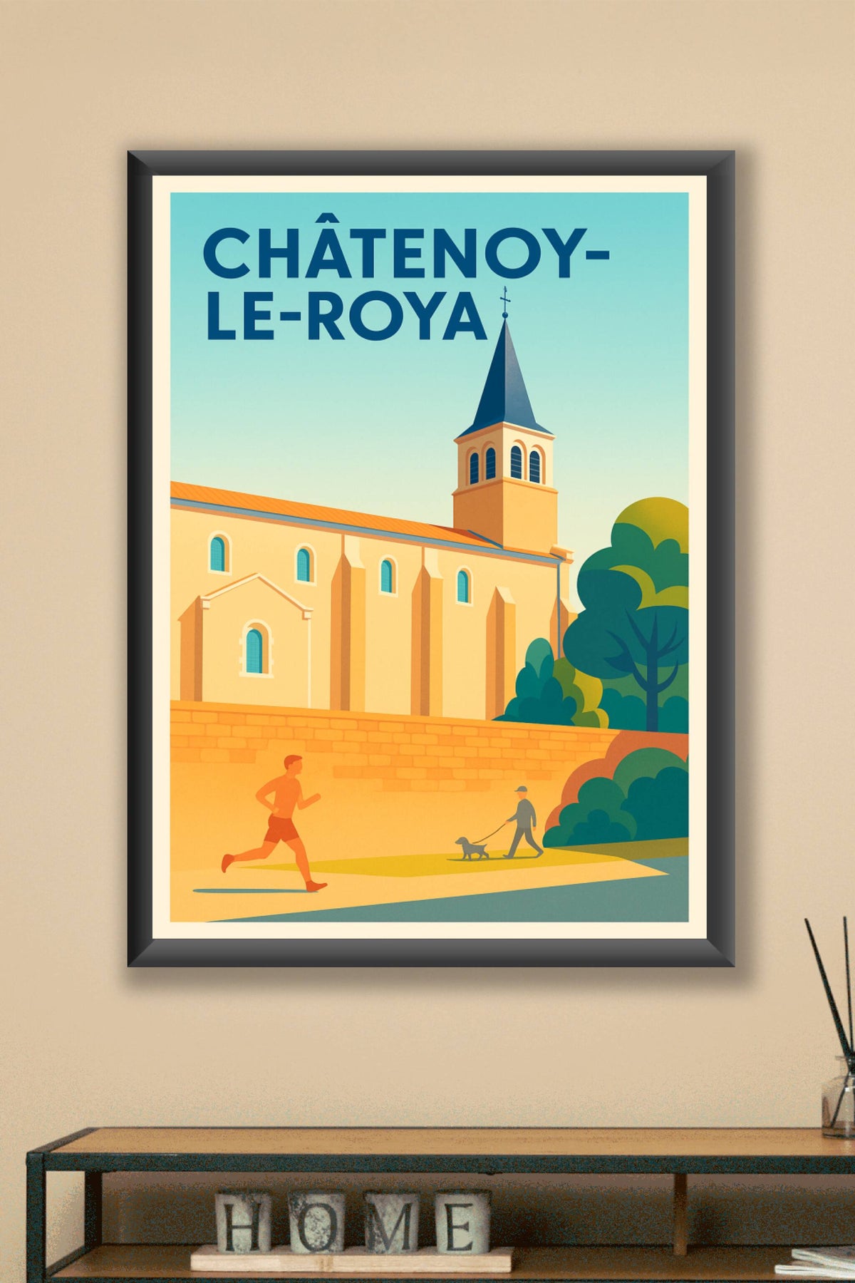 Affiche de Châtenoy-le-Royal - Charme et sérénité au cœur de la ville