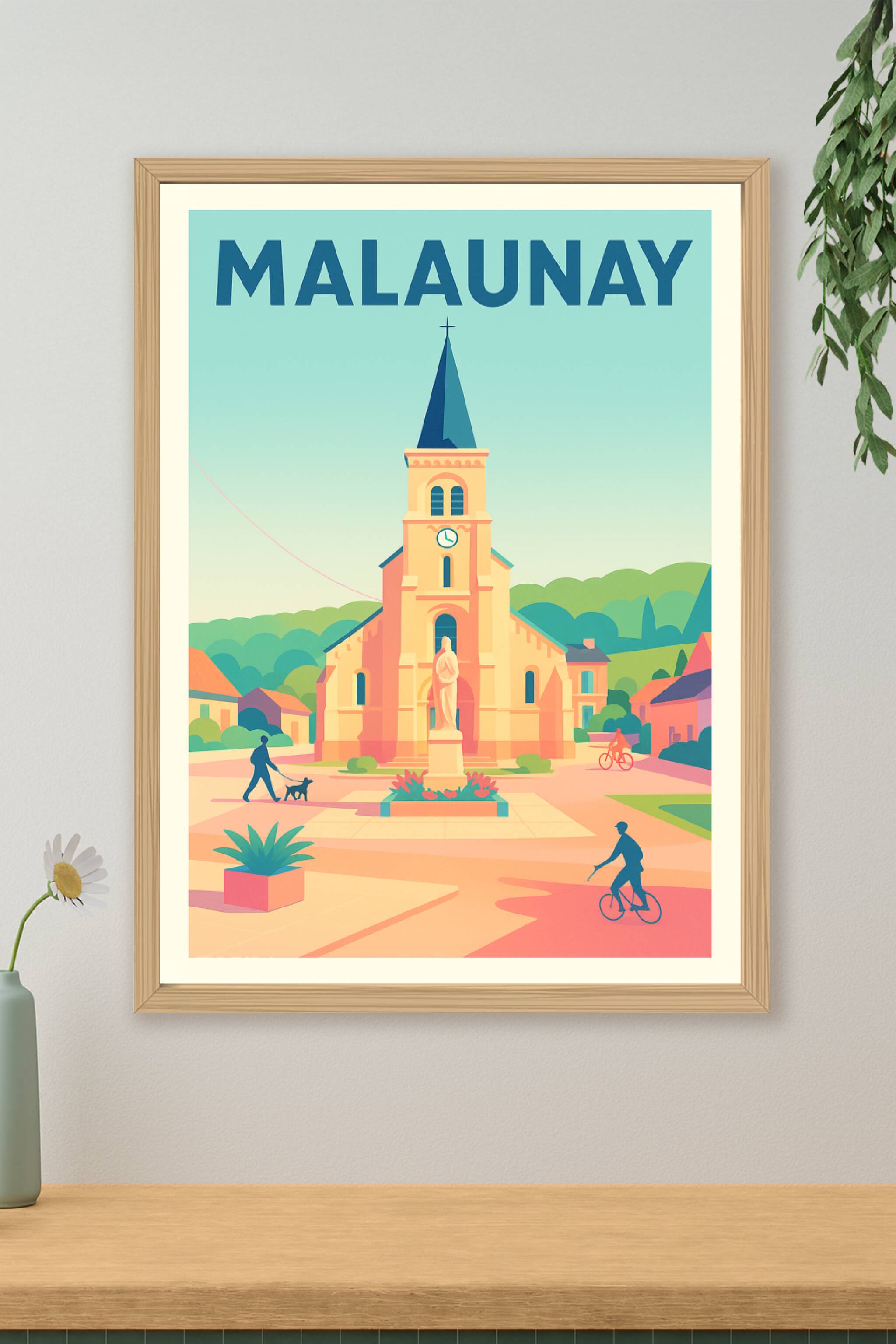 Affiche de Malaunay - Charme paisible au cœur du village