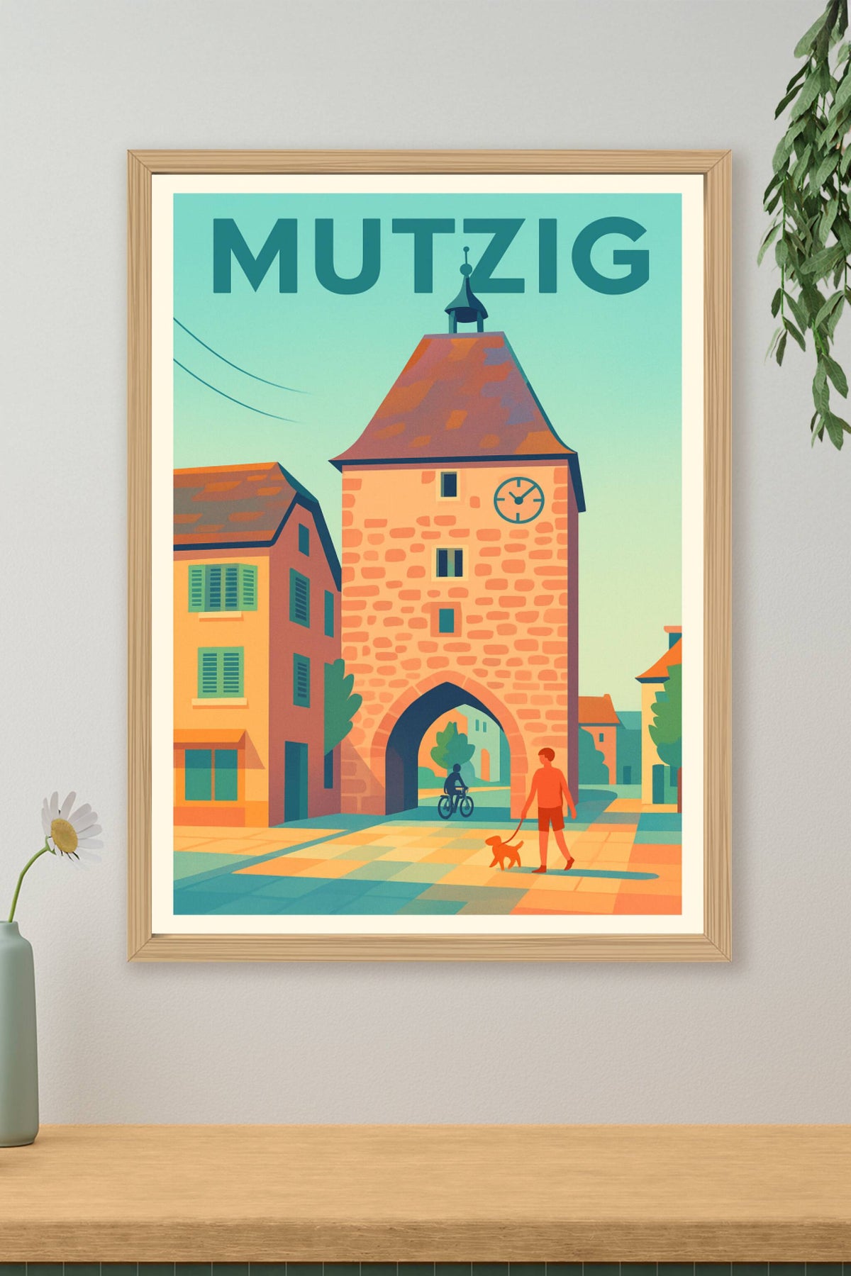 Affiche de Mutzig - Charme historique et douceur de vivre