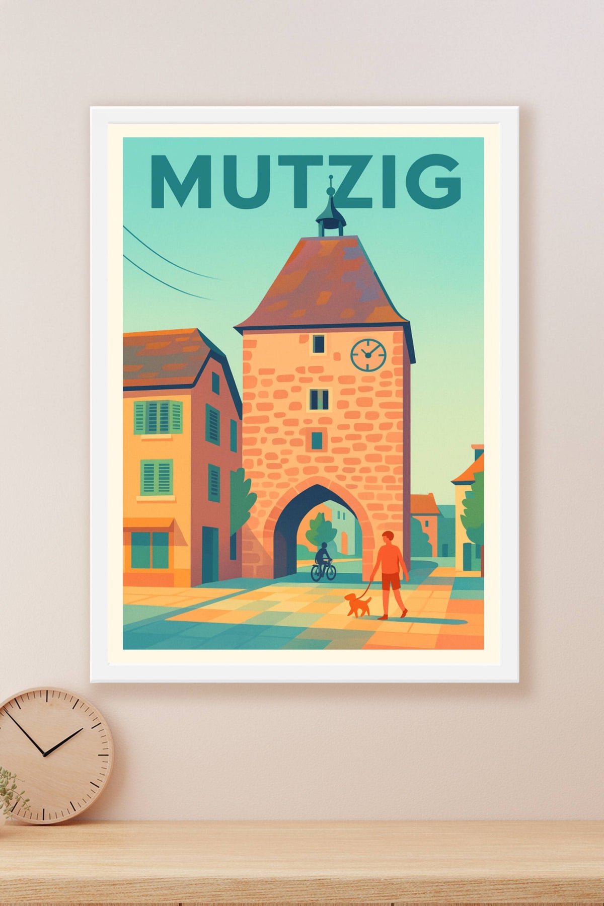 Affiche de Mutzig - Charme historique et douceur de vivre
