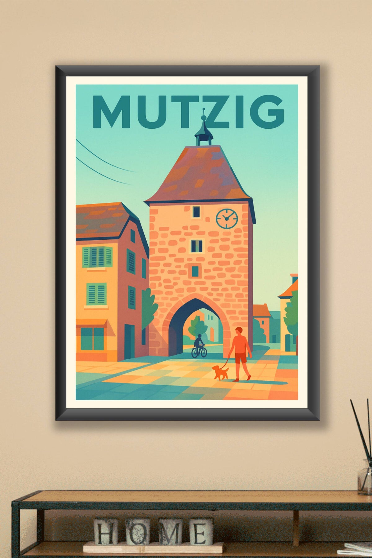 Affiche de Mutzig - Charme historique et douceur de vivre