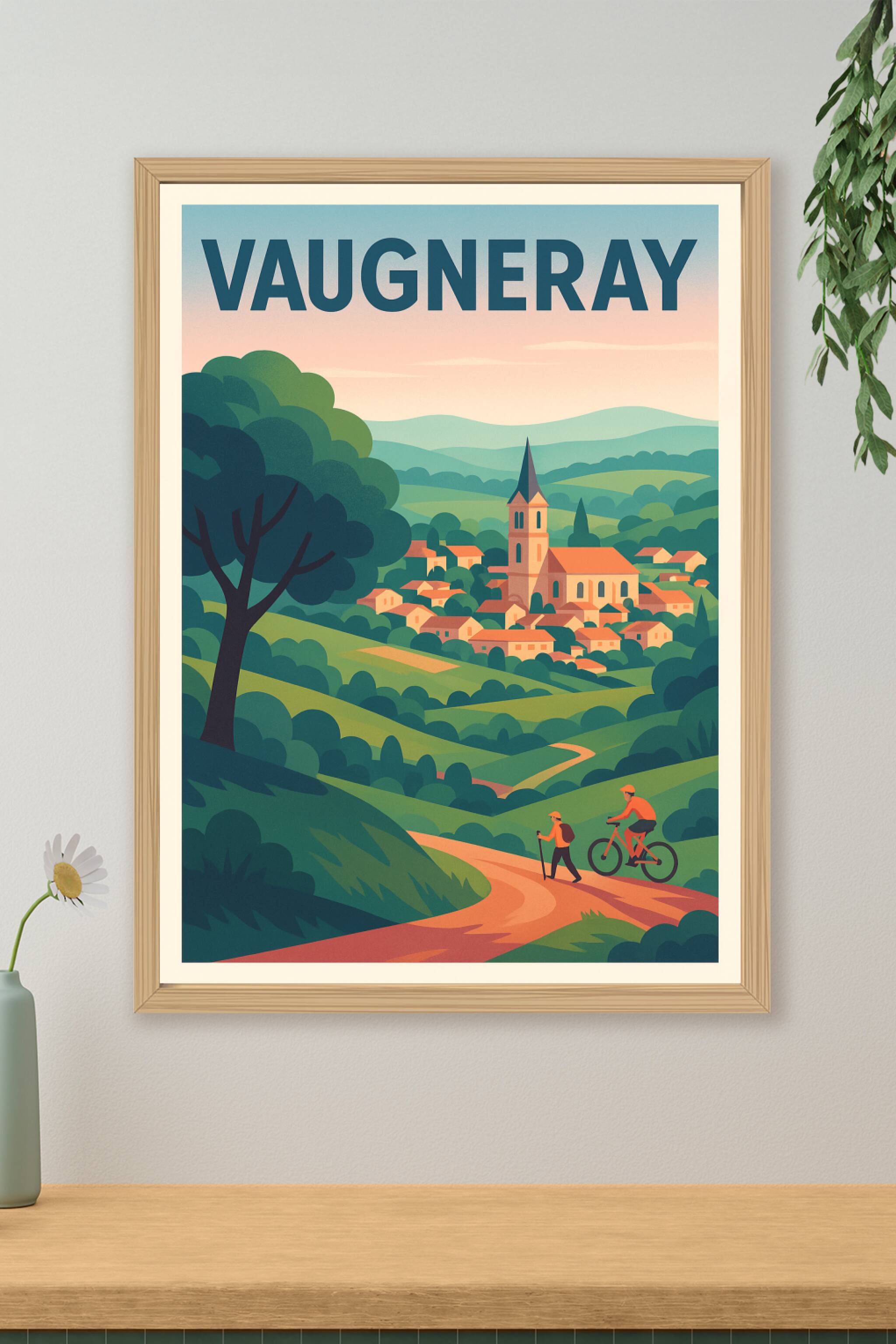 Affiche de Vaugneray - Charme bucolique au cœur des collines