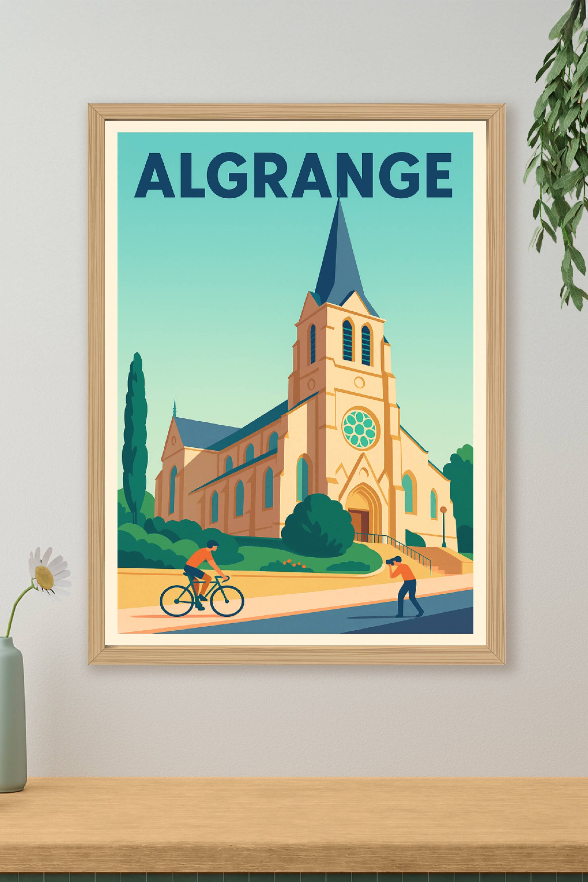 Affiche de Algrange - L'architecture emblématique au coeur de la ville