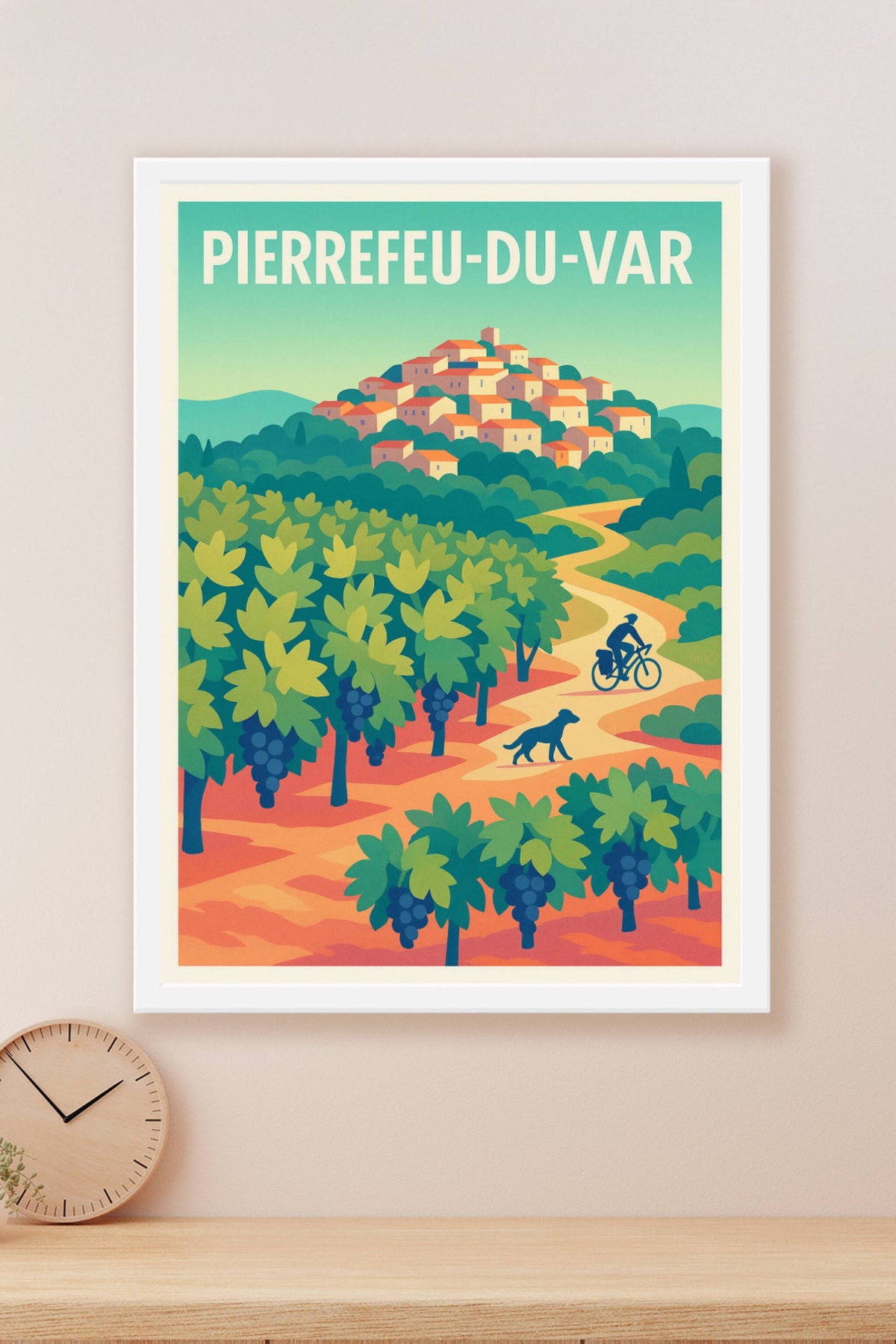 Affiche de Pierrefeu-du-Var - Charme Provençal entre Vignes et Collines