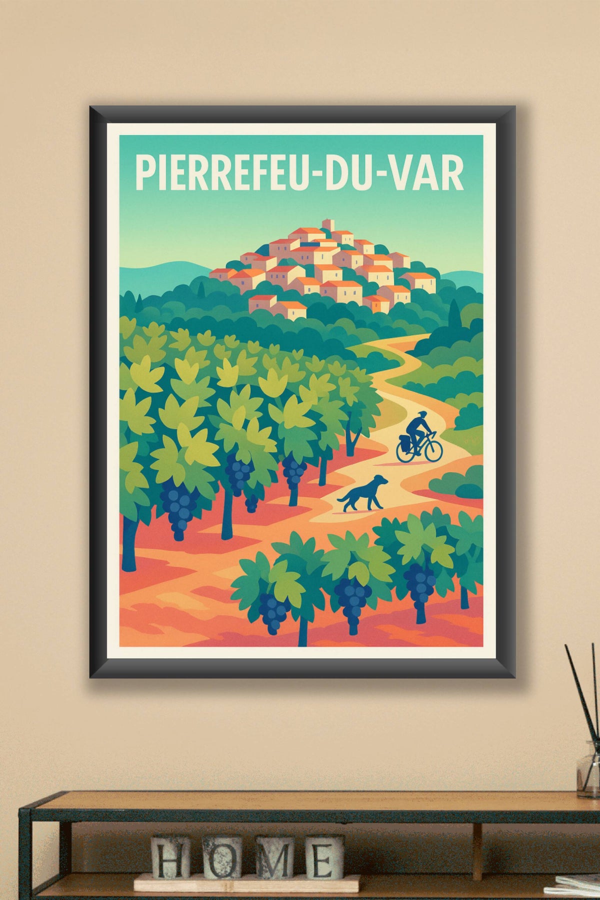 Affiche de Pierrefeu-du-Var - Charme Provençal entre Vignes et Collines