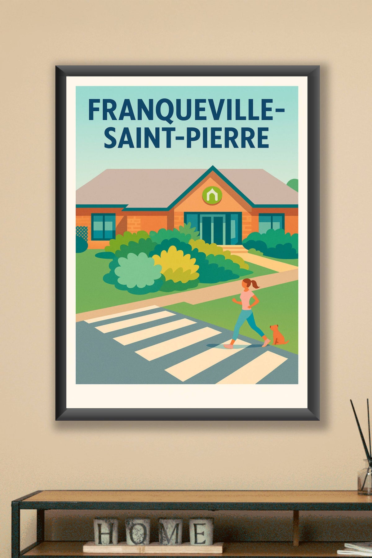 Affiche de Franqueville-Saint-Pierre - Un havre de sérénité en pleine ville