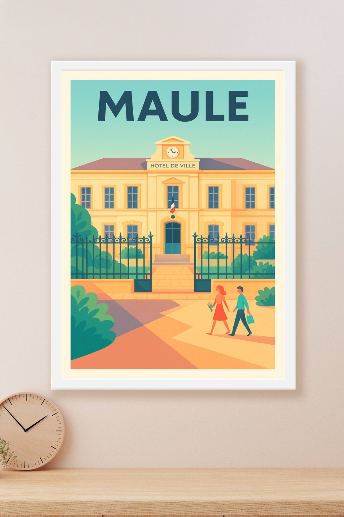 Affiche de Maule - Charme et sérénité au cœur de l'Hôtel de Ville