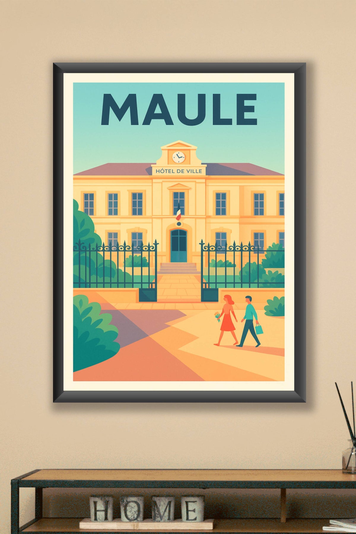 Affiche de Maule - Charme et sérénité au cœur de l'Hôtel de Ville