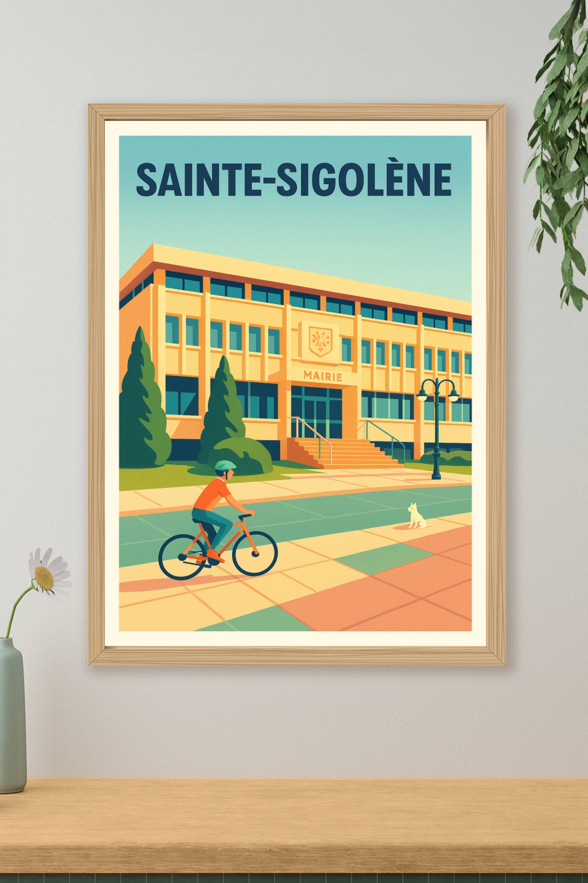 Affiche de Sainte-Sigolène - Charme et sérénité au cœur de la mairie