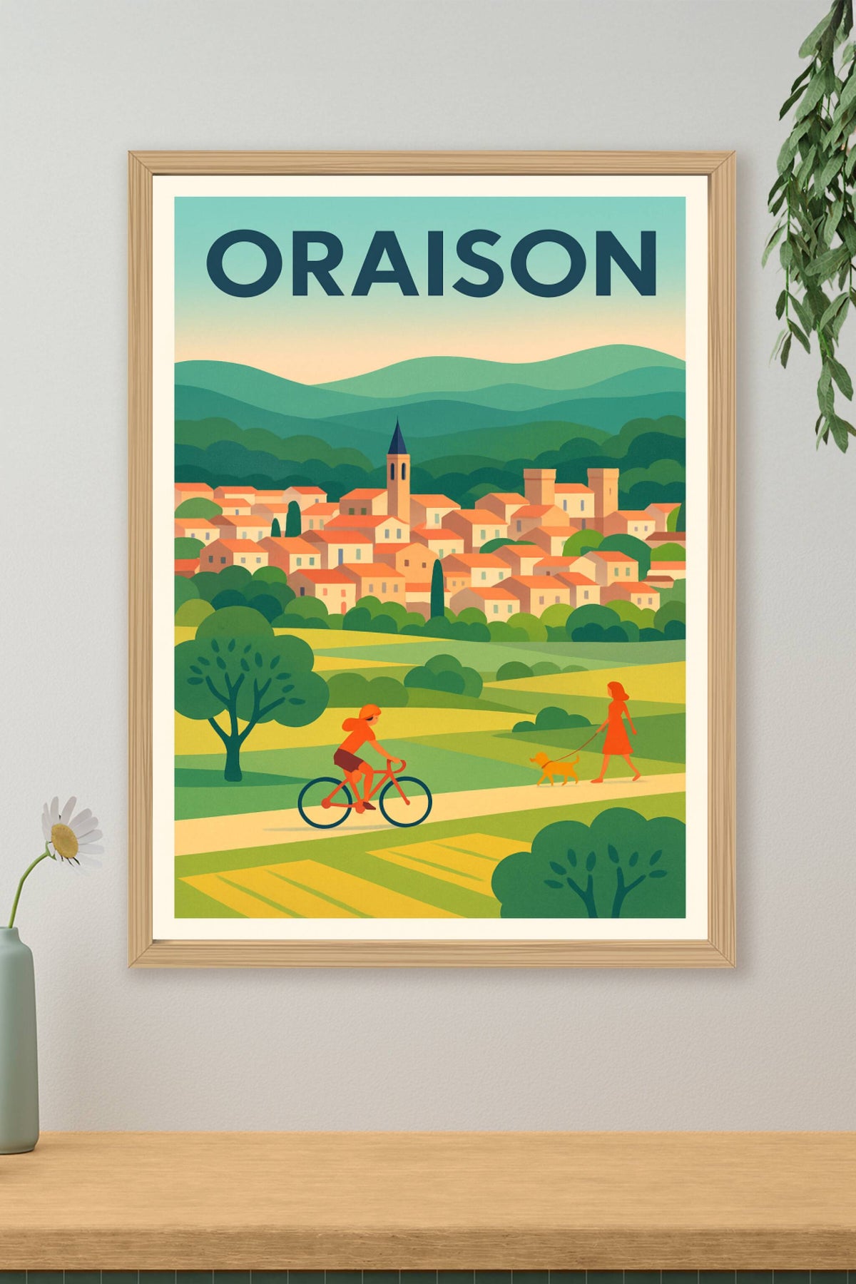 Affiche de Oraison - L’élégance paisible de la Provence