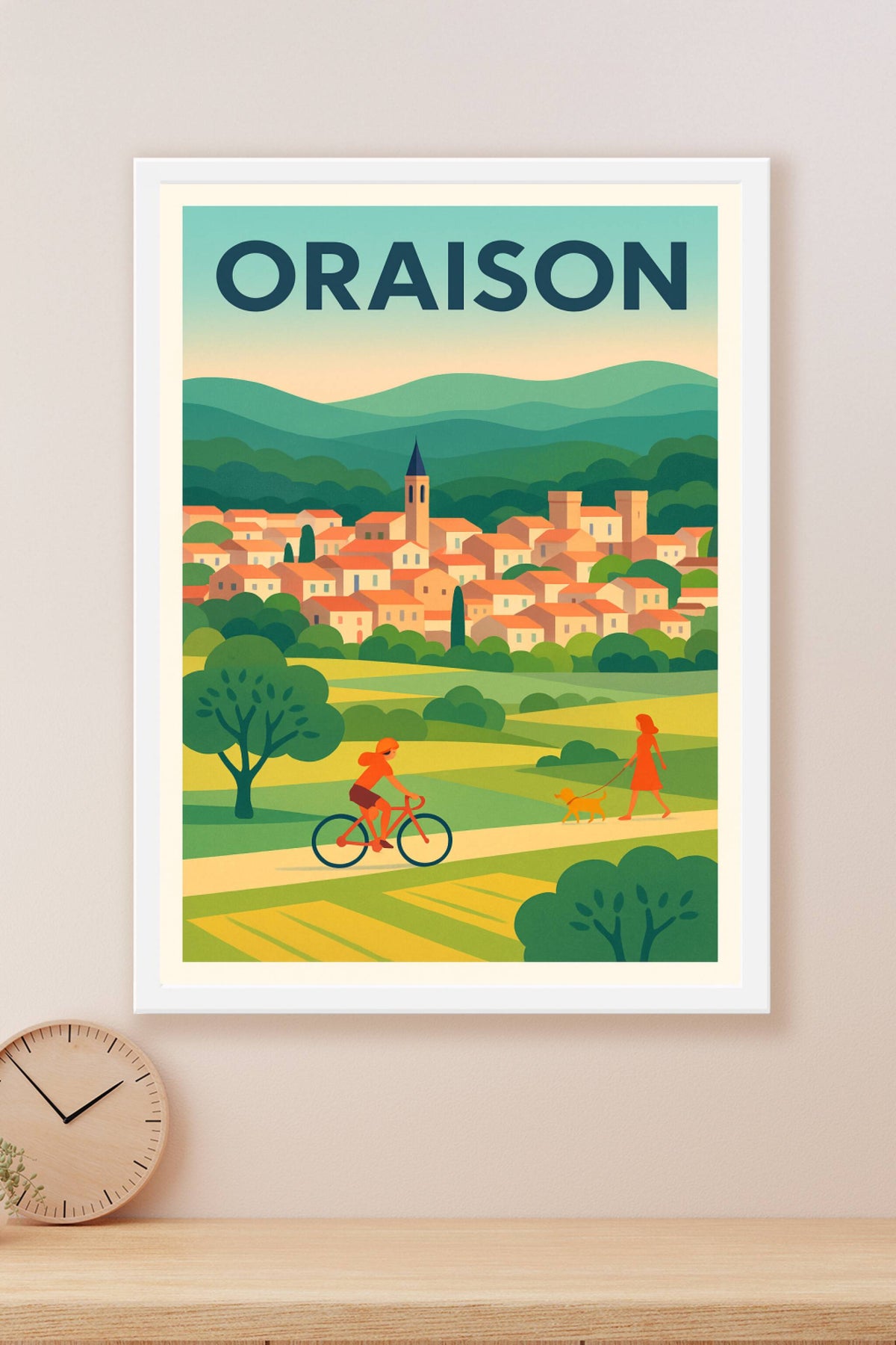 Affiche de Oraison - L’élégance paisible de la Provence