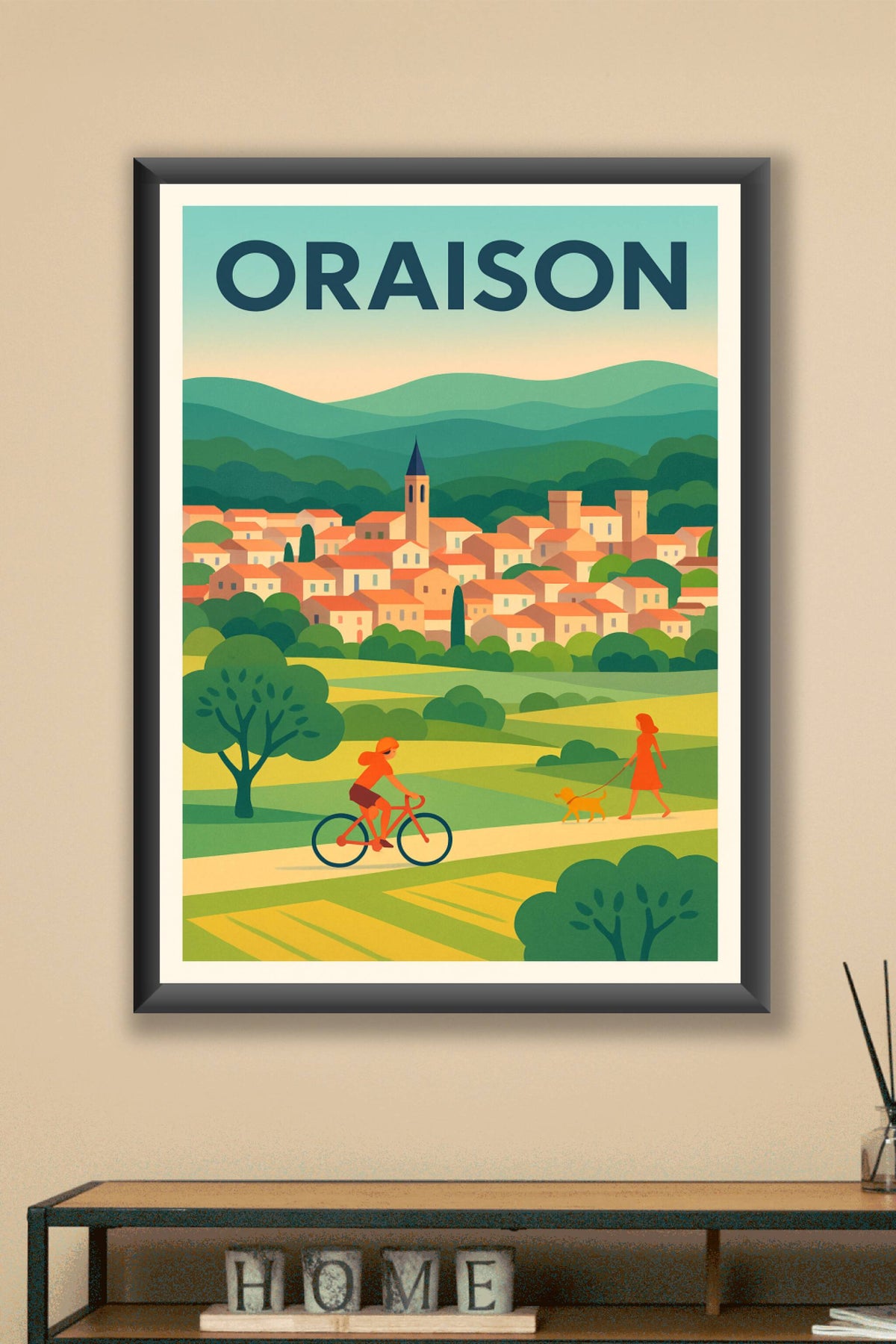 Affiche de Oraison - L’élégance paisible de la Provence
