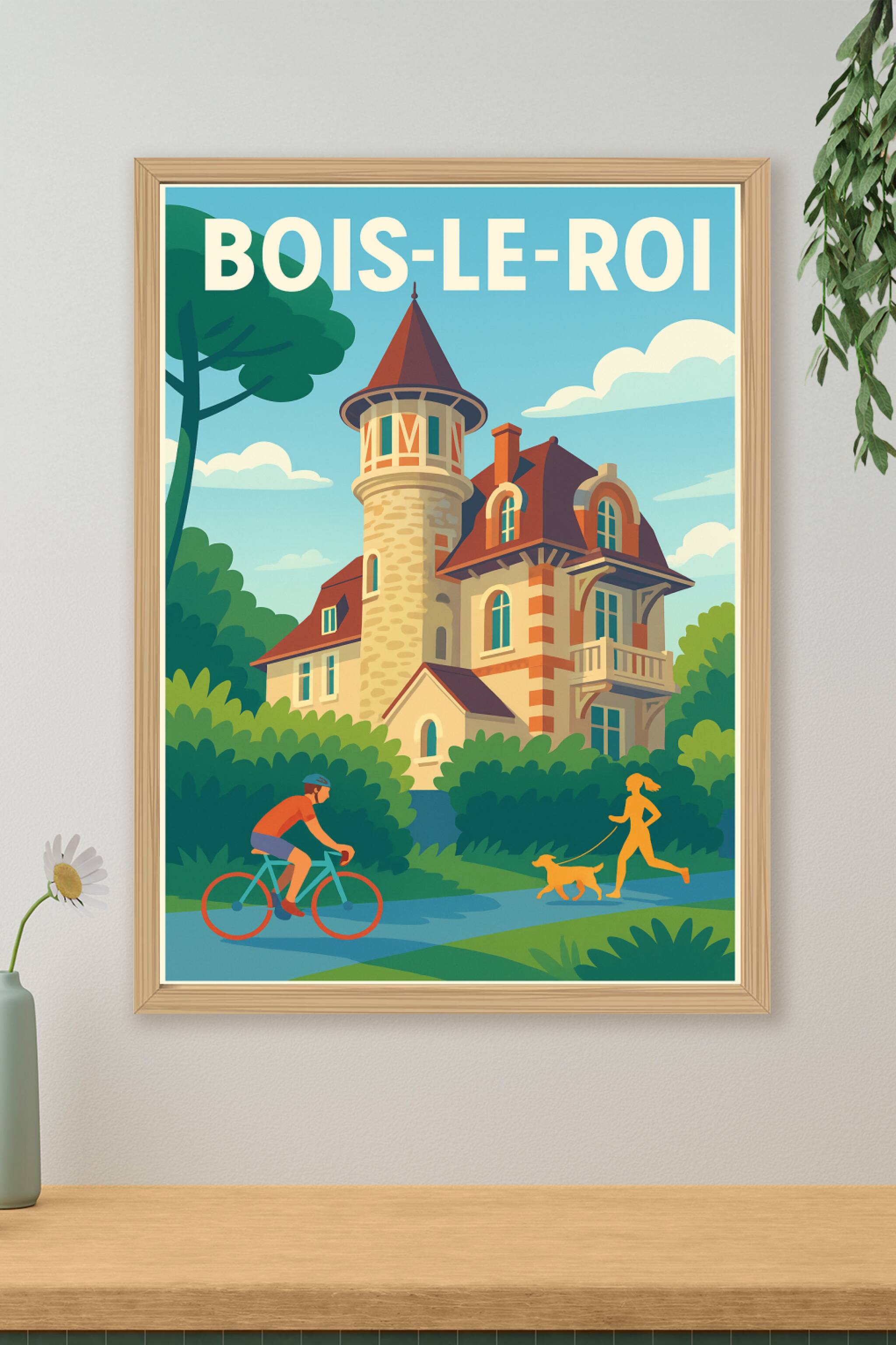 Affiche de Bois-le-Roi - Charme et nature au cœur de la ville