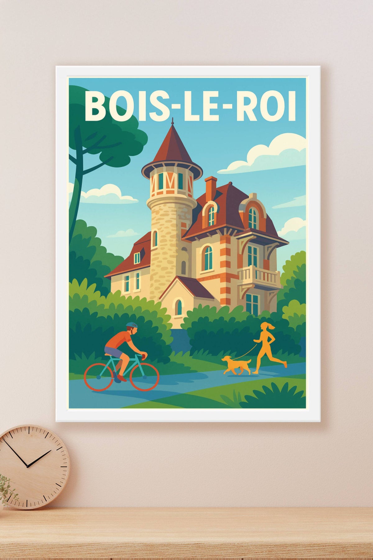 Affiche de Bois-le-Roi - Charme et nature au cœur de la ville