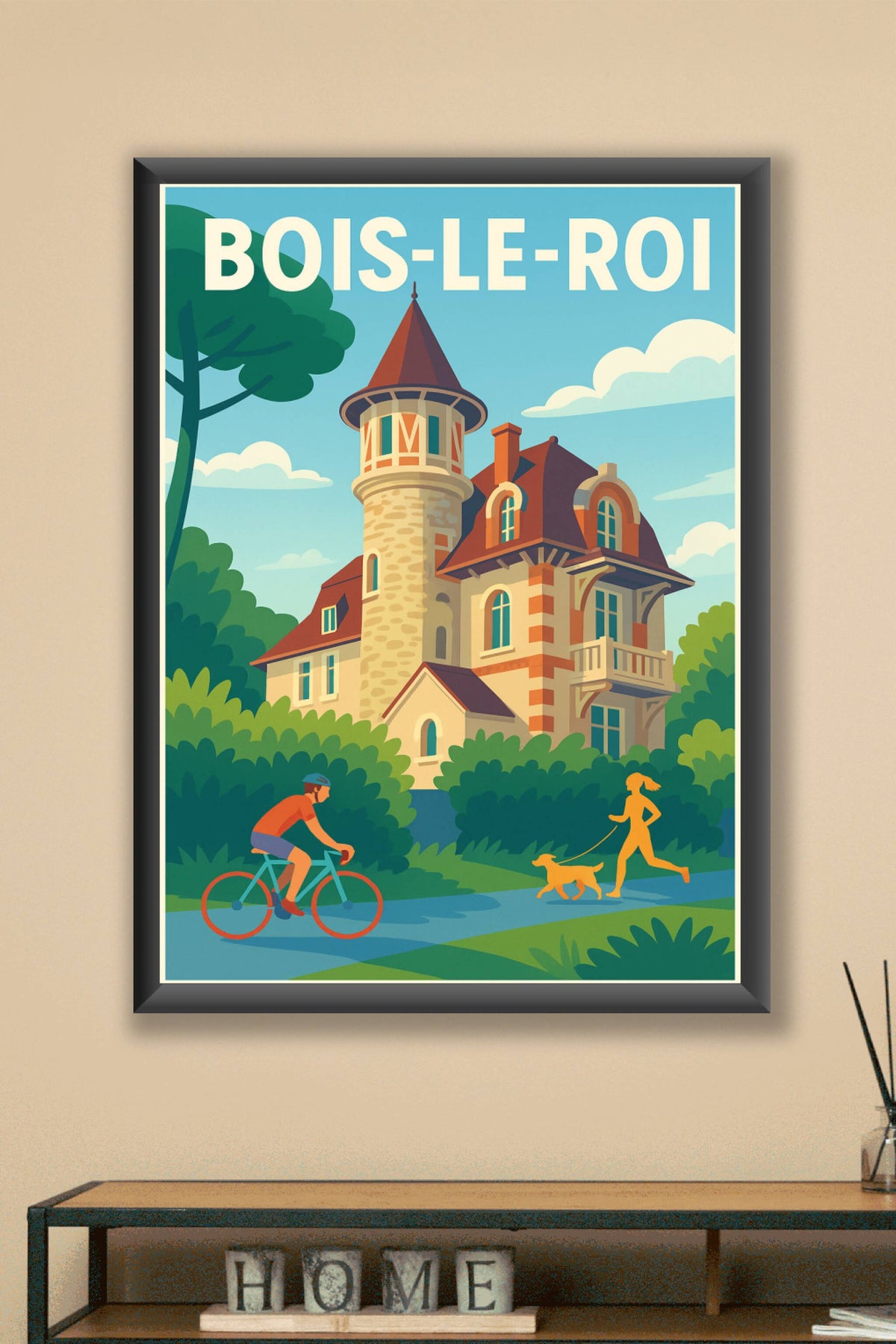 Affiche de Bois-le-Roi - Charme et nature au cœur de la ville