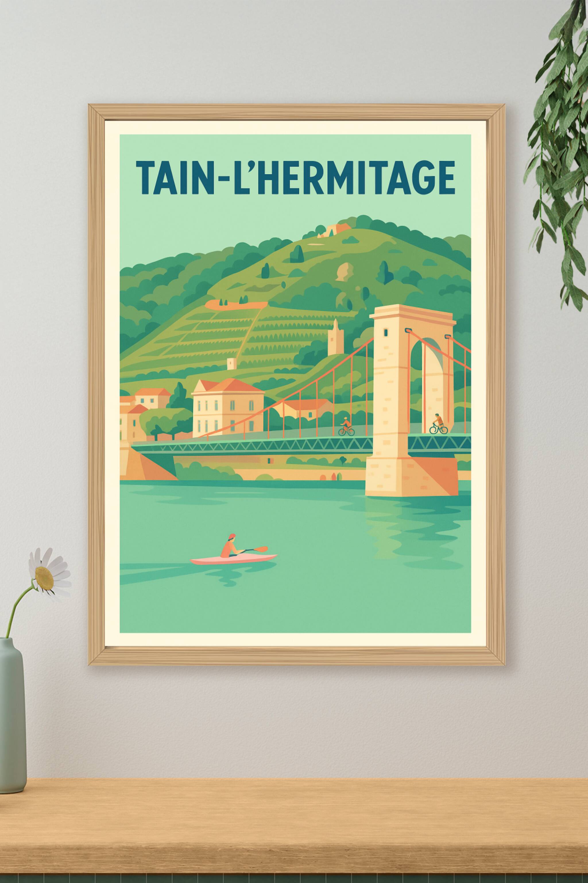Affiche de Tain-l'Hermitage - Charme bucolique au fil de l'eau