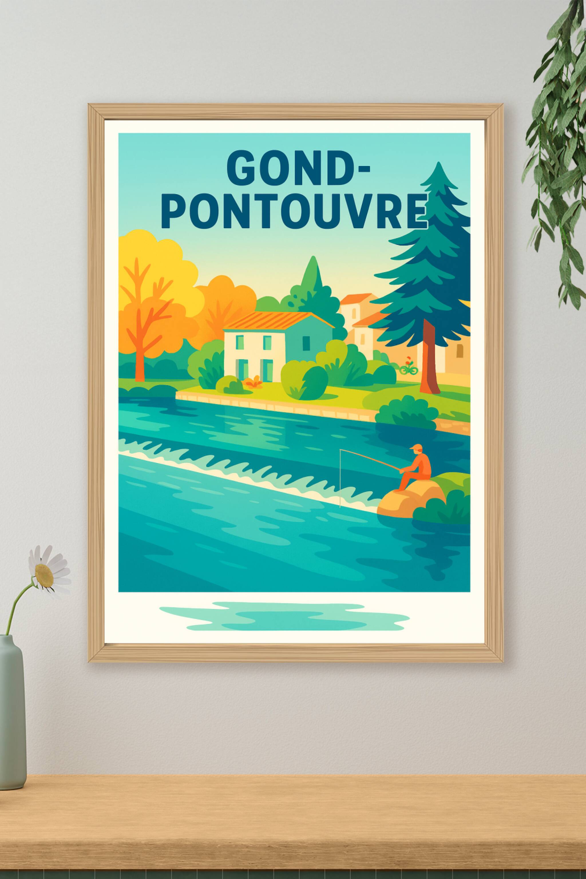Affiche de Gond-Pontouvre - Sérénité au fil de l'eau