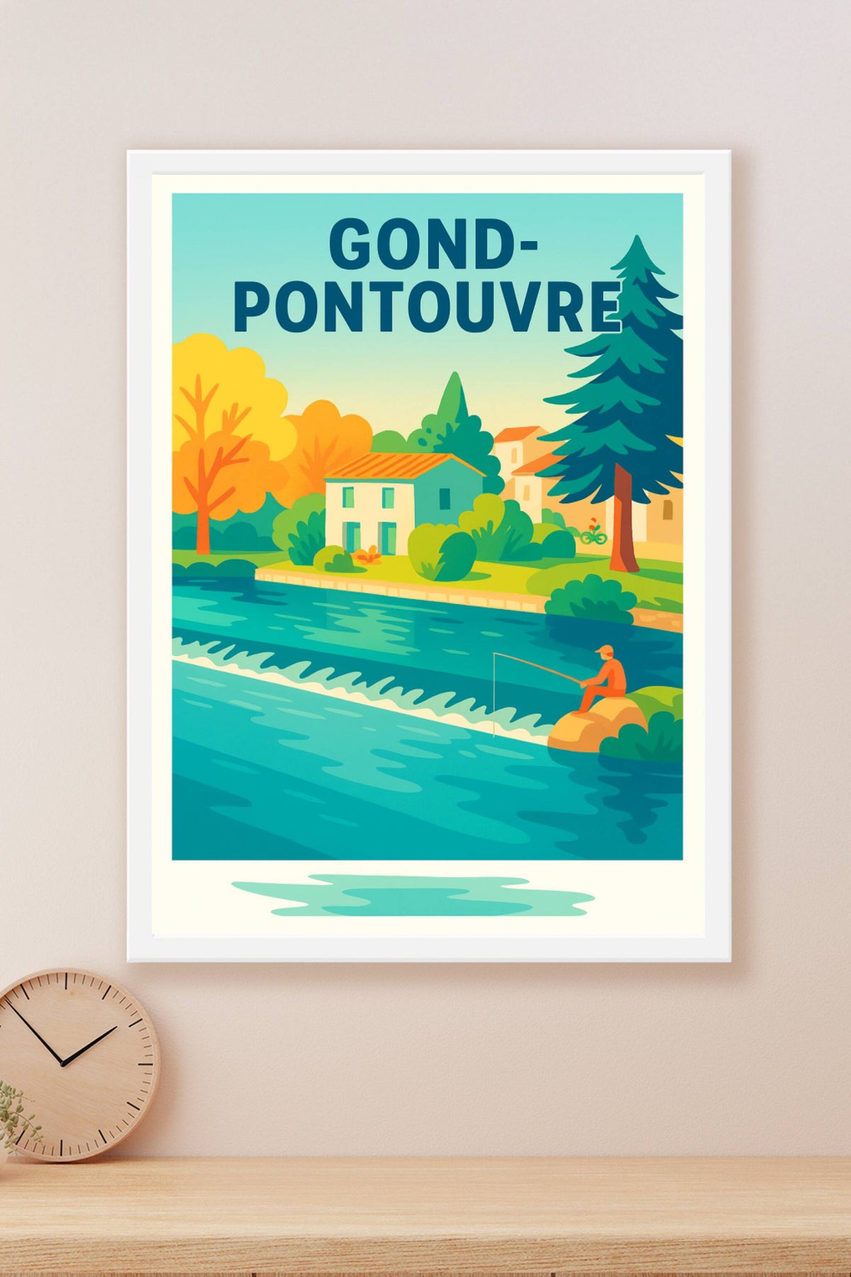 Affiche de Gond-Pontouvre - Sérénité au fil de l'eau