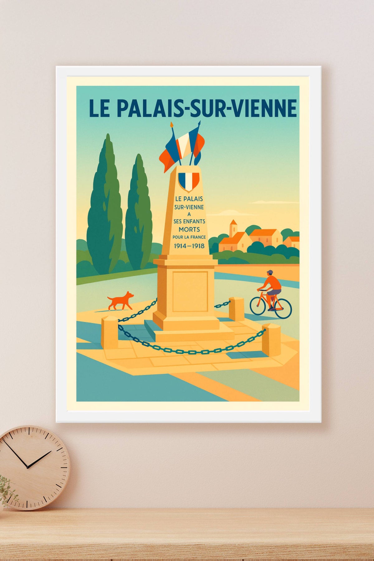 Affiche de Le Palais-sur-Vienne - Hommage et sérénité au cœur de la ville