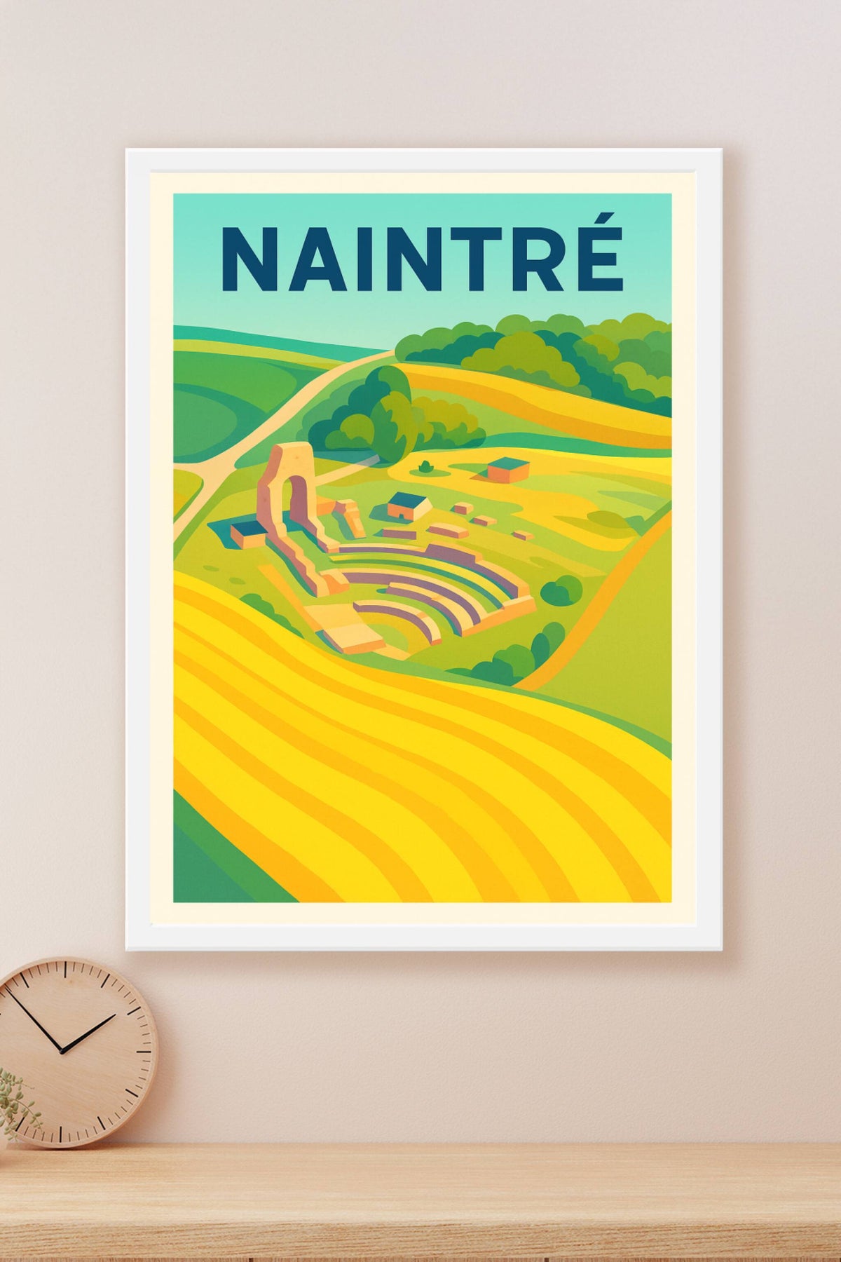 Affiche de Naintré - Un havre de patrimoine et de nature