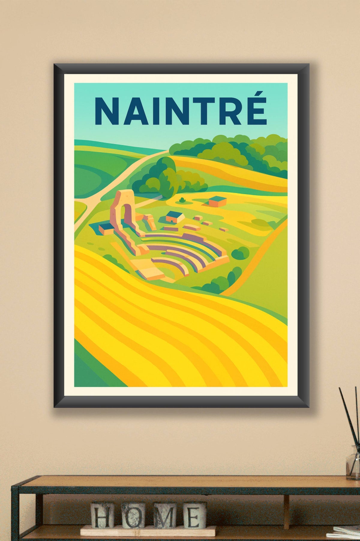 Affiche de Naintré - Un havre de patrimoine et de nature