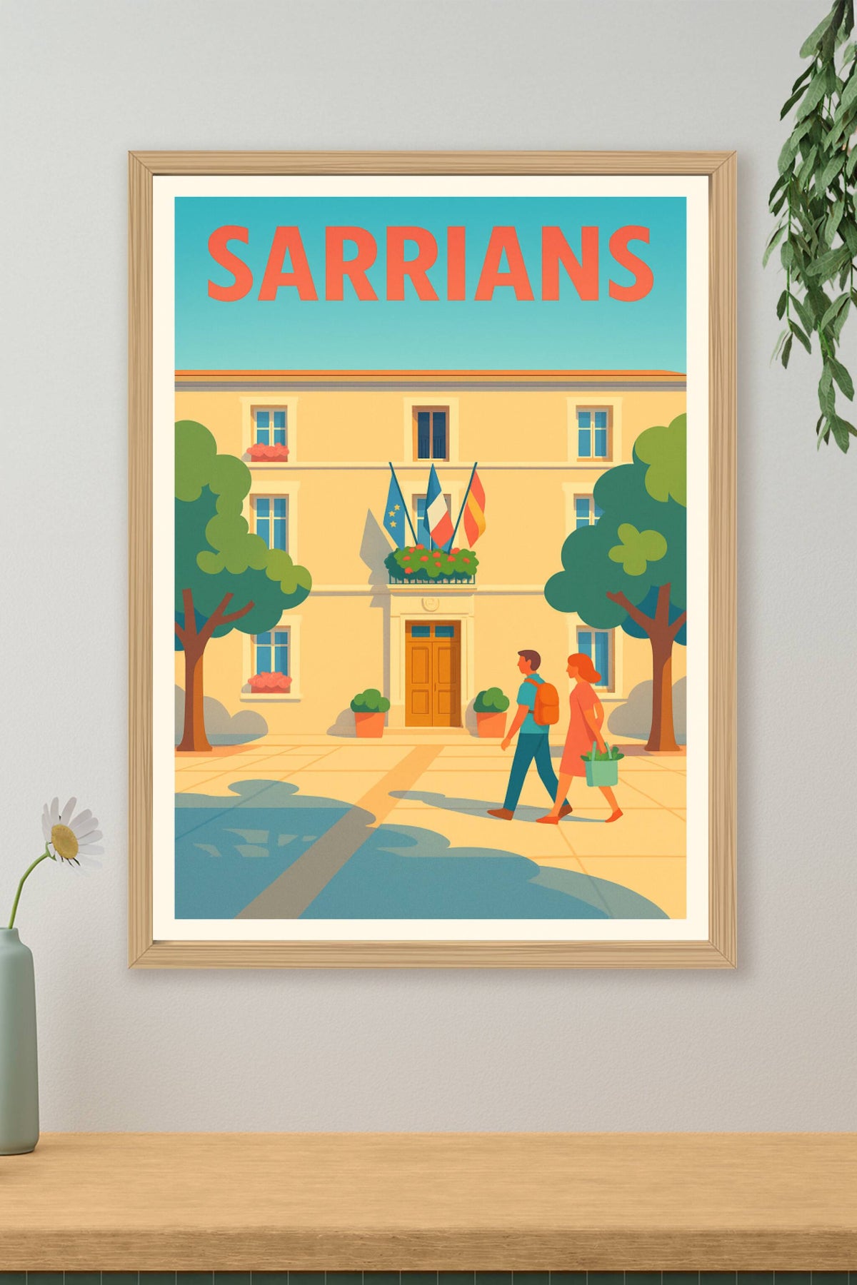 Affiche de Sarrians - L'élégance provençale au quotidien