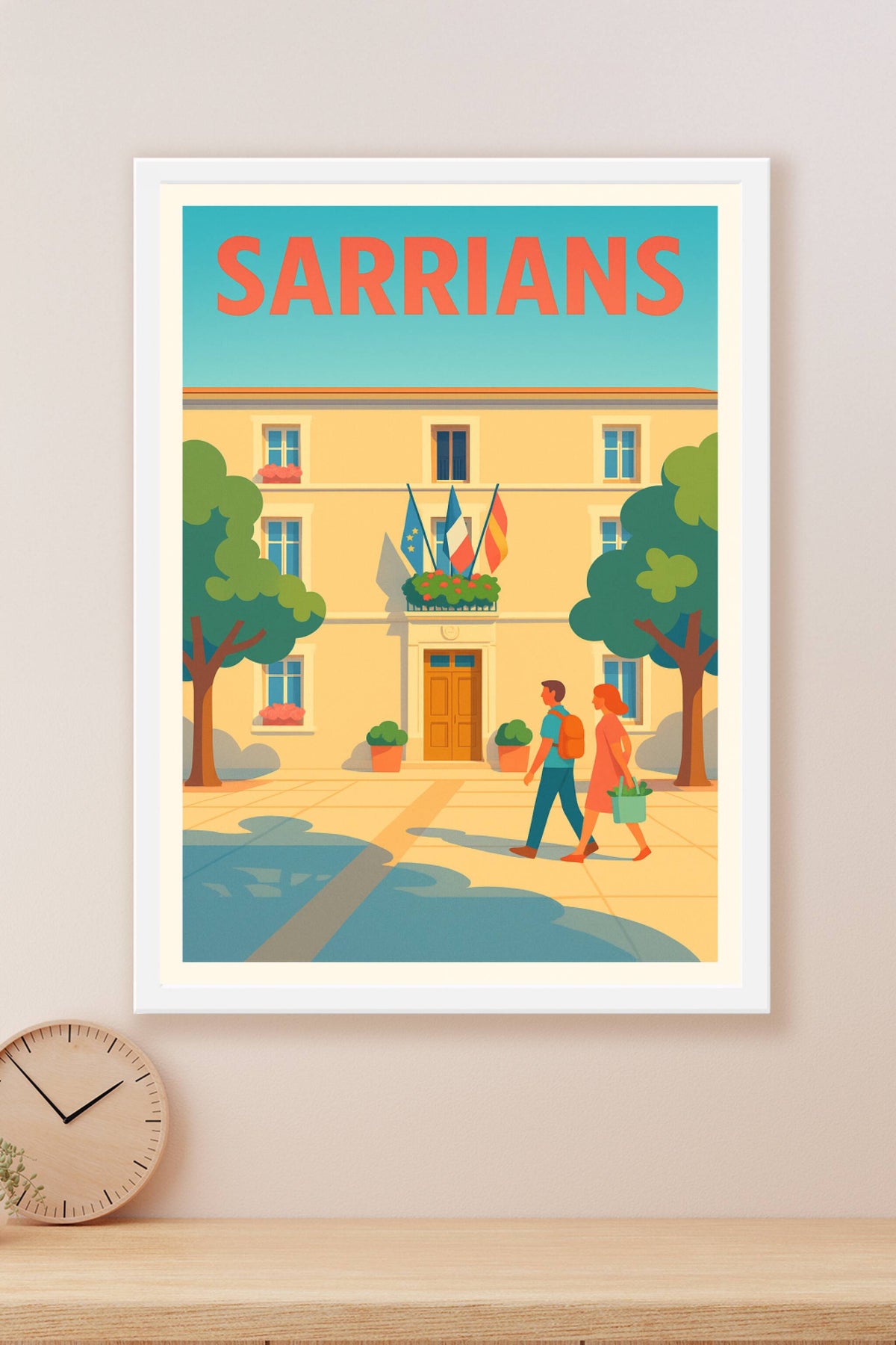 Affiche de Sarrians - L'élégance provençale au quotidien