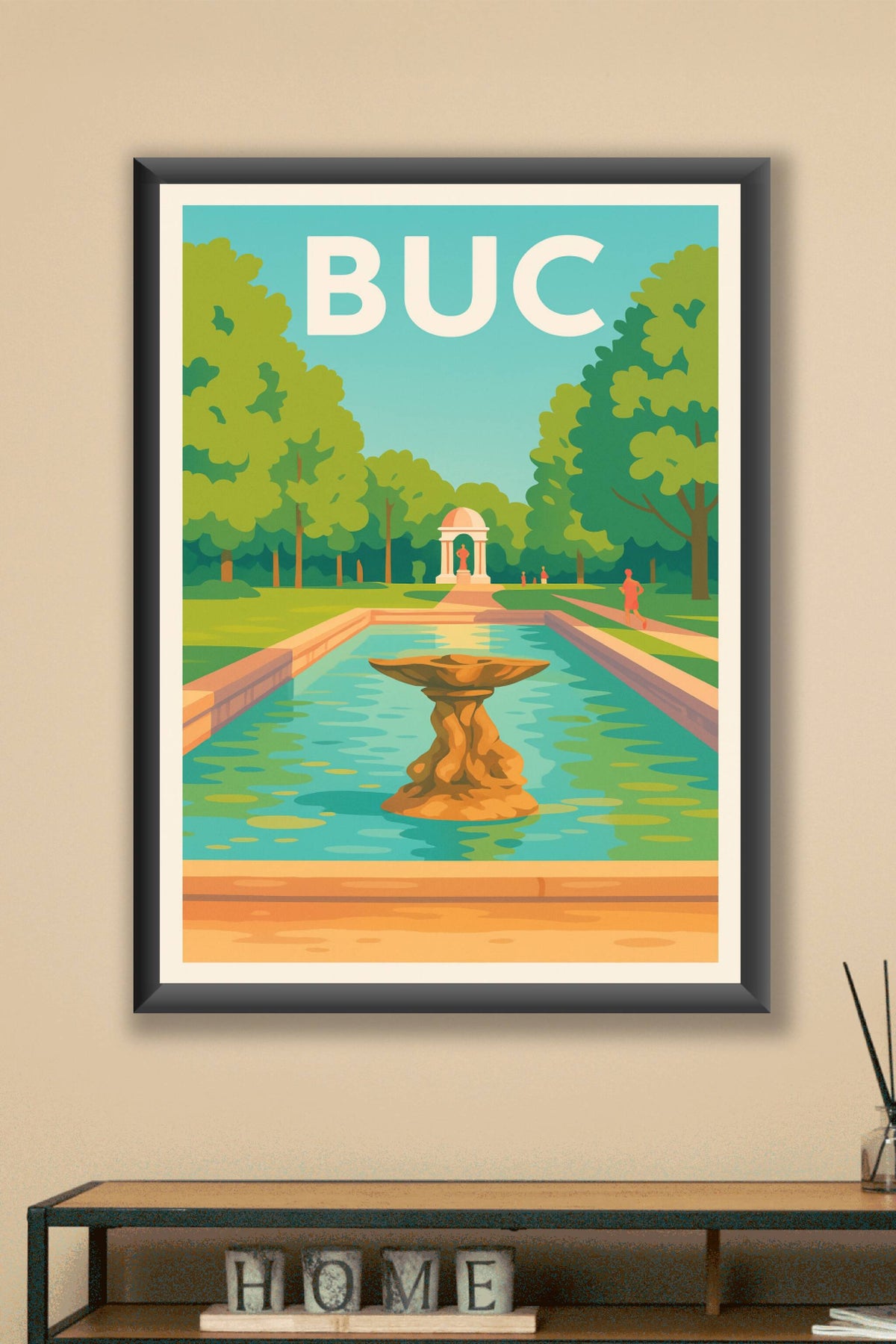 Affiche de Buc - Harmonie et nature au cœur du parc