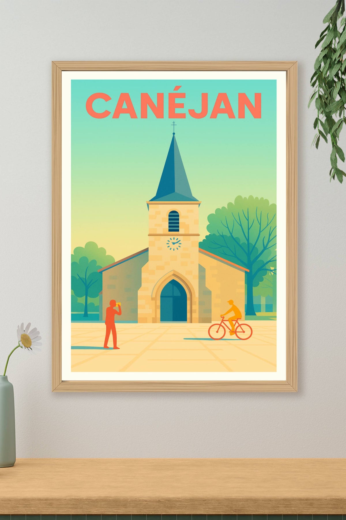 Affiche de Canéjan - Charme paisible et architectural