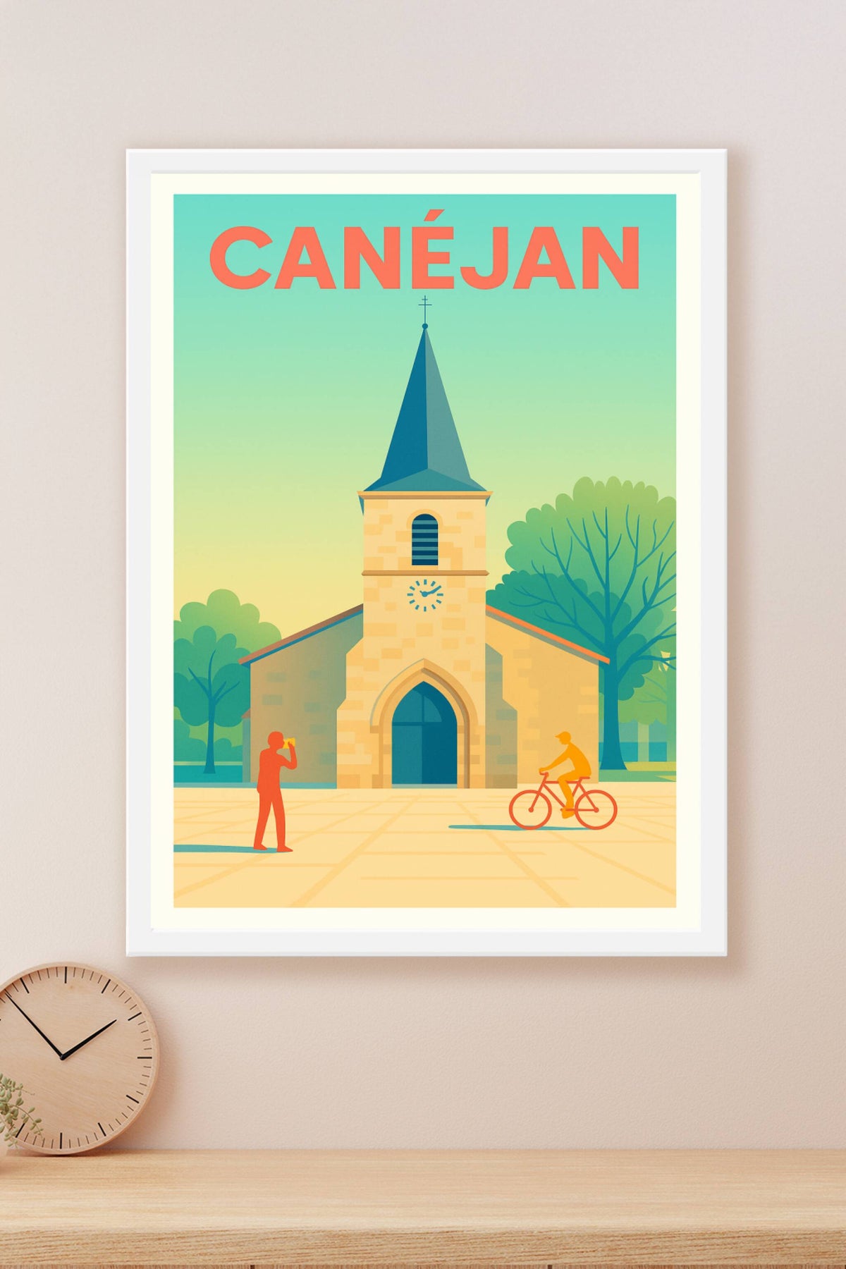 Affiche de Canéjan - Charme paisible et architectural