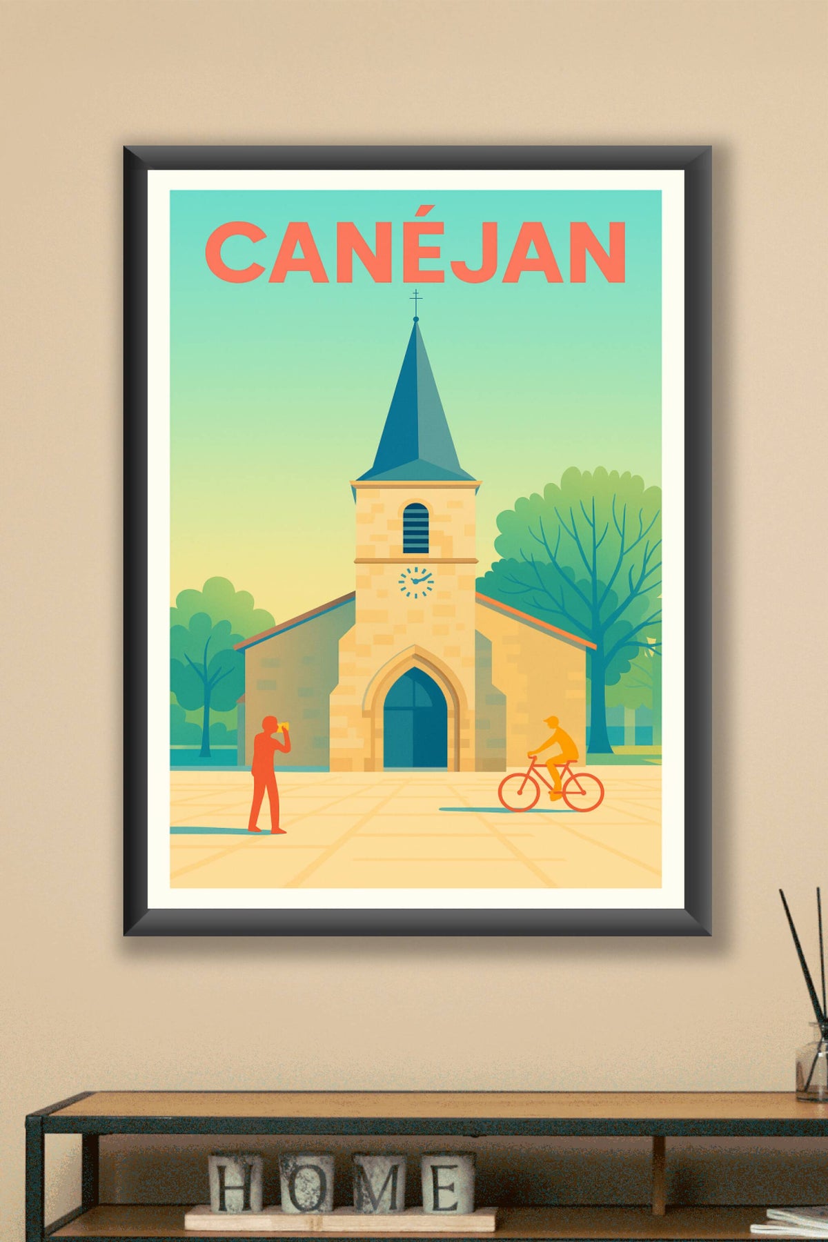 Affiche de Canéjan - Charme paisible et architectural
