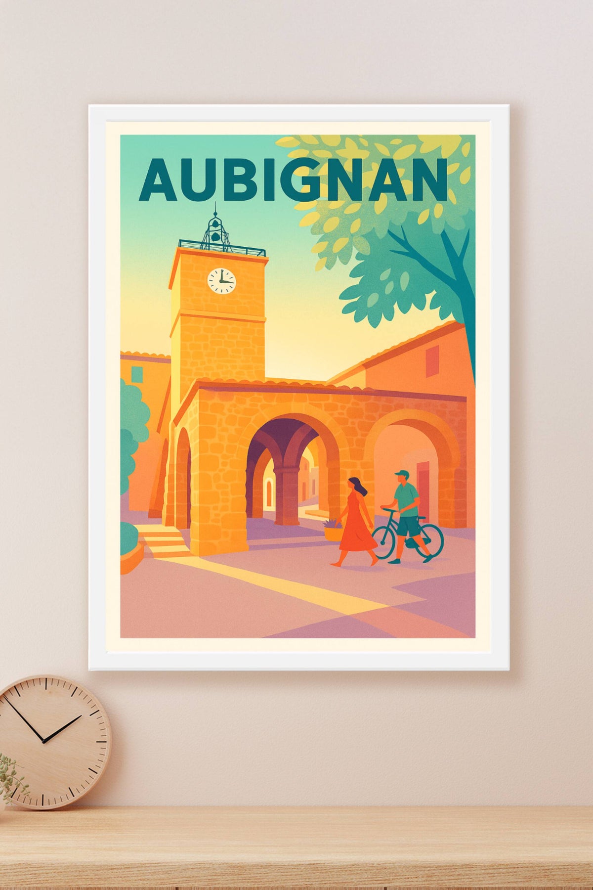 Affiche de Aubignan - Charme Provençal et Douceur de Vivre