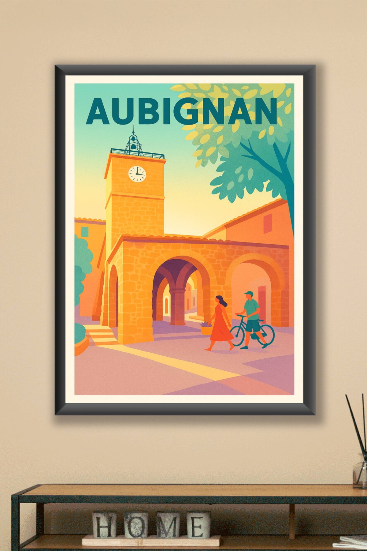 Affiche de Aubignan - Charme Provençal et Douceur de Vivre