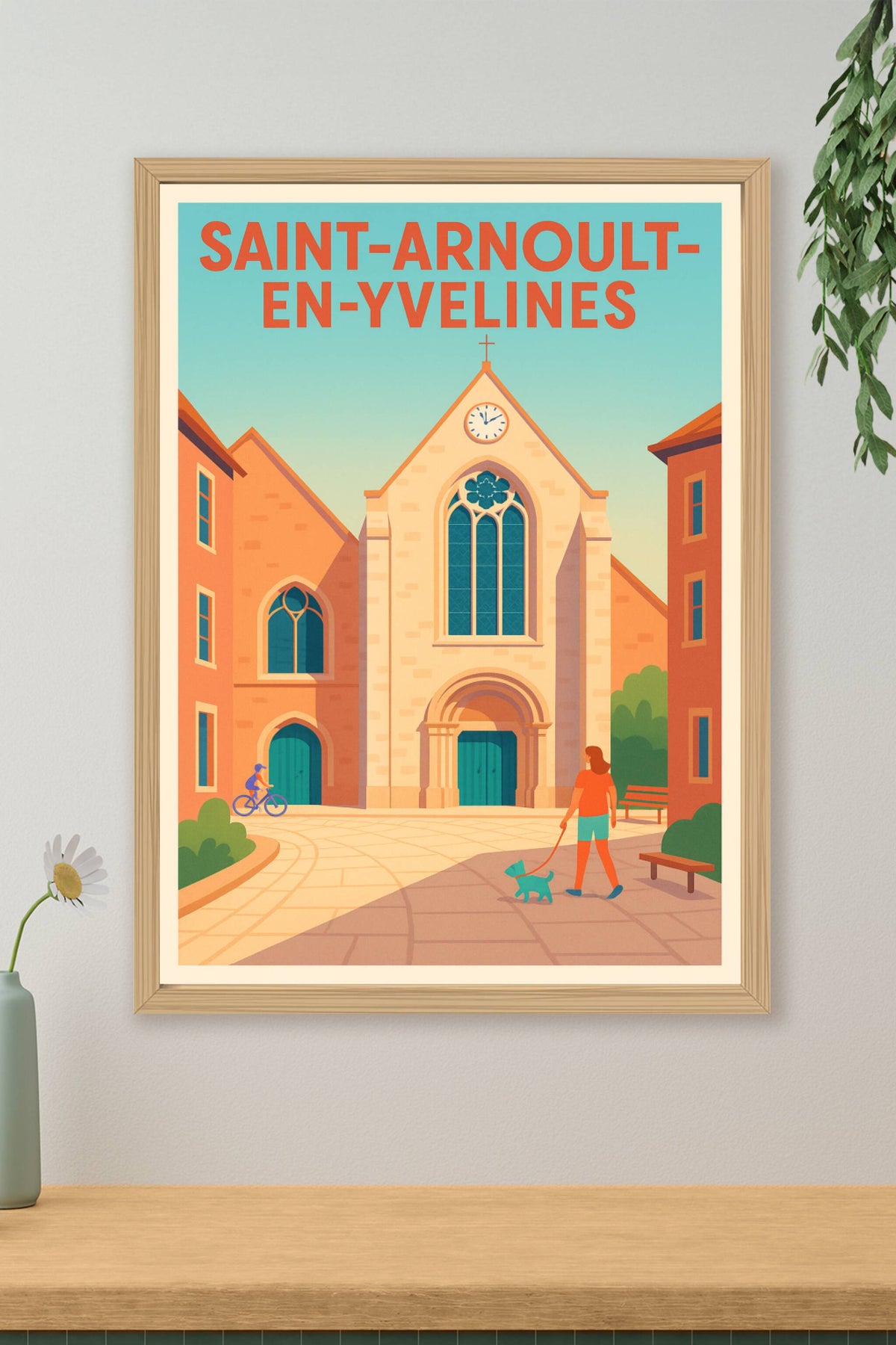 Affiche de Saint-Arnoult-en-Yvelines - Charme paisible au cœur du village