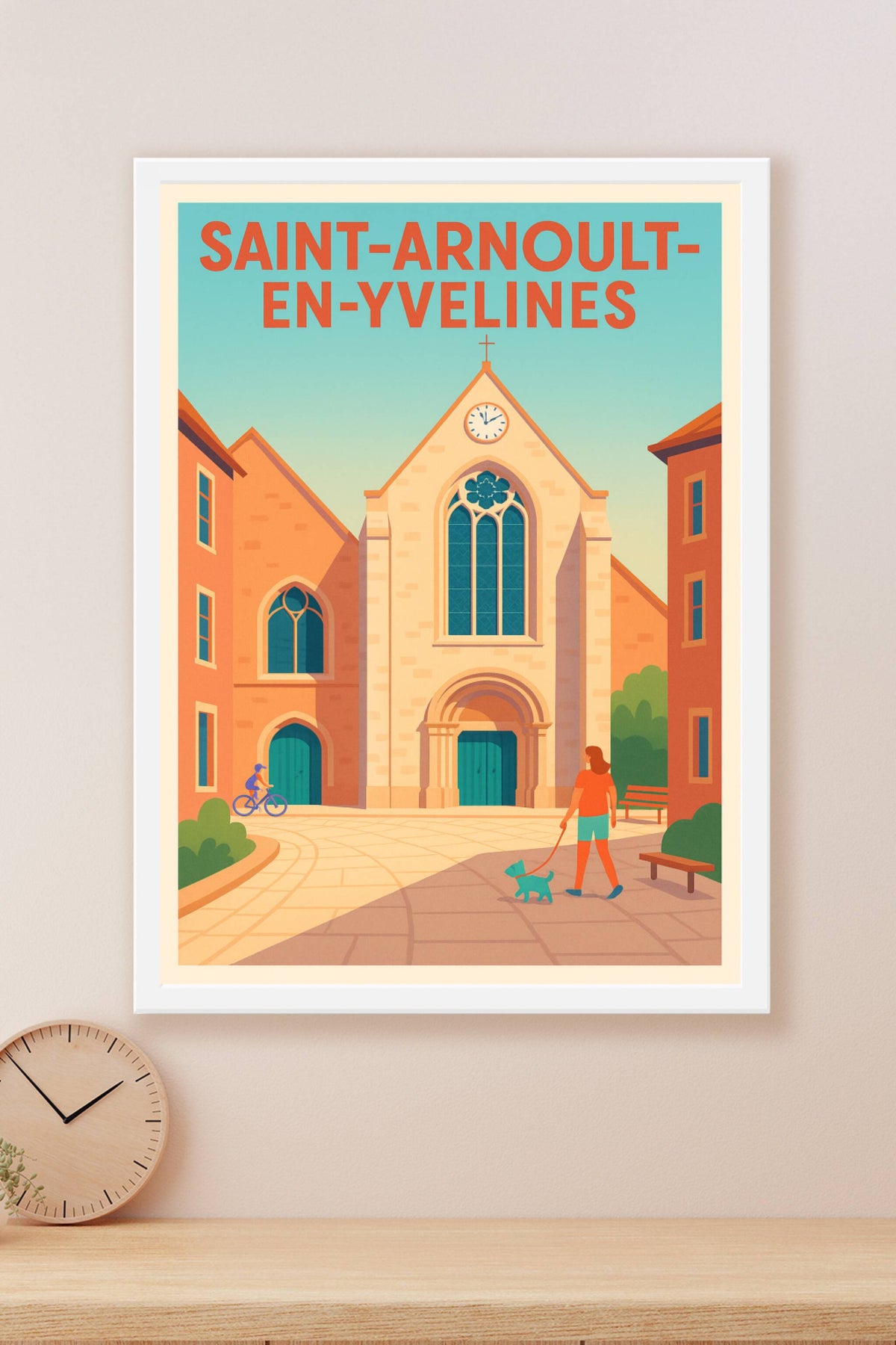 Affiche de Saint-Arnoult-en-Yvelines - Charme paisible au cœur du village