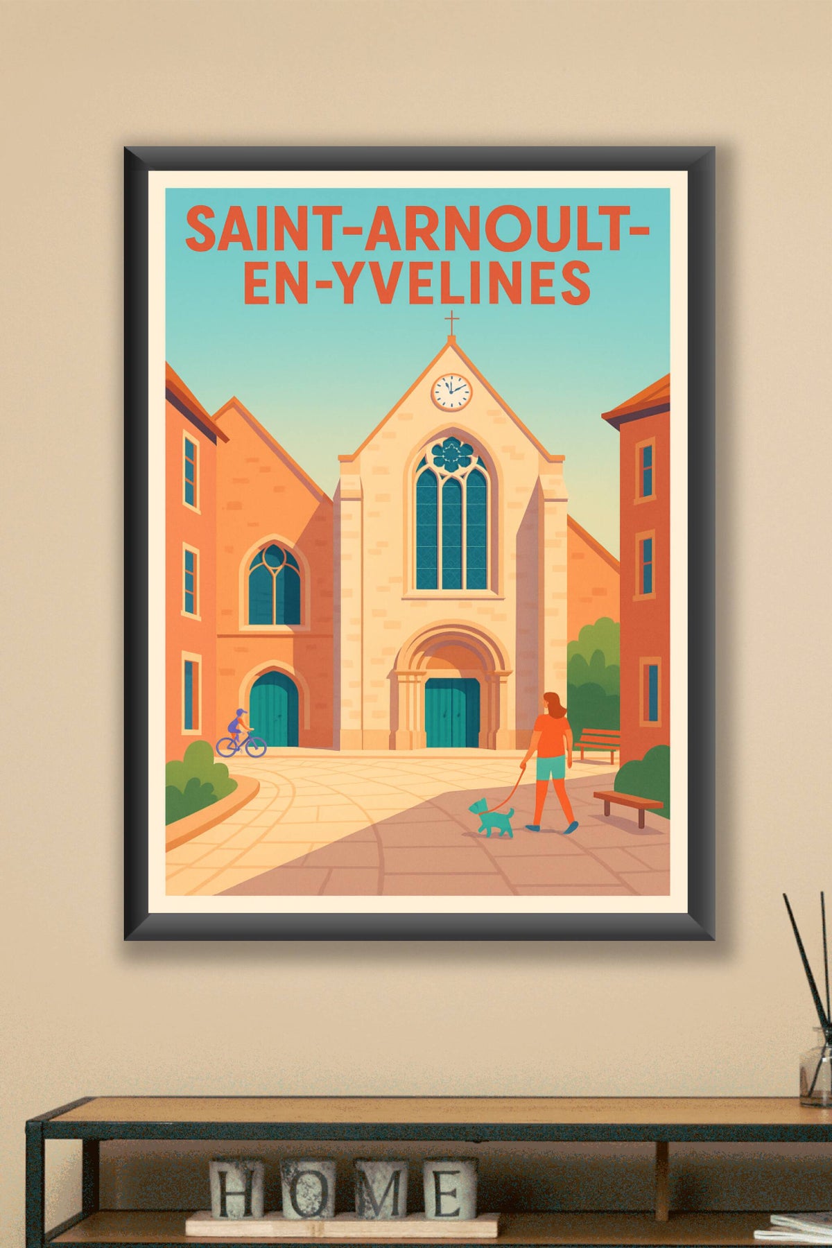 Affiche de Saint-Arnoult-en-Yvelines - Charme paisible au cœur du village
