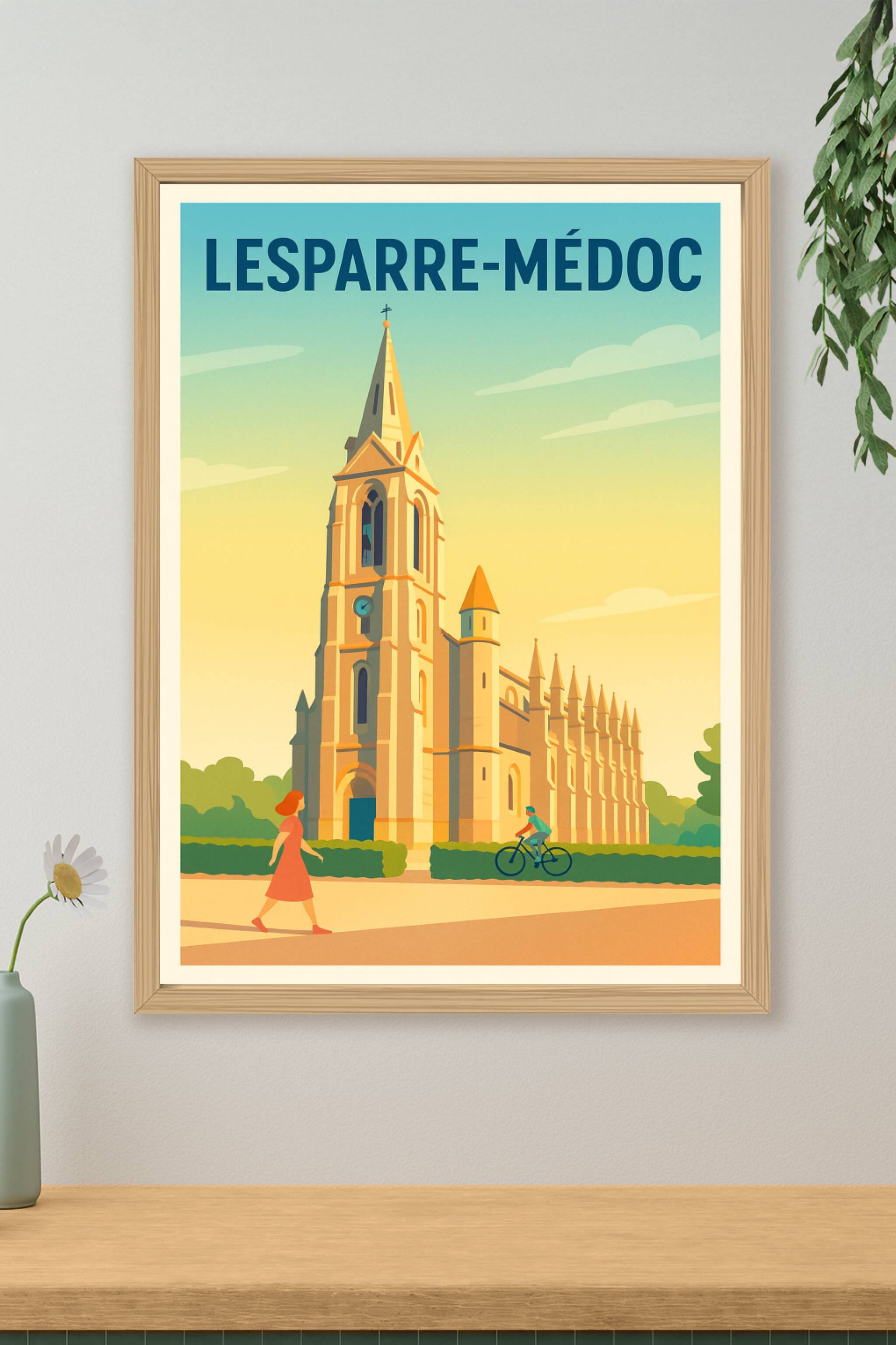 Affiche de Lesparre-Médoc - Charme et Patrimoine au Cœur du Médoc