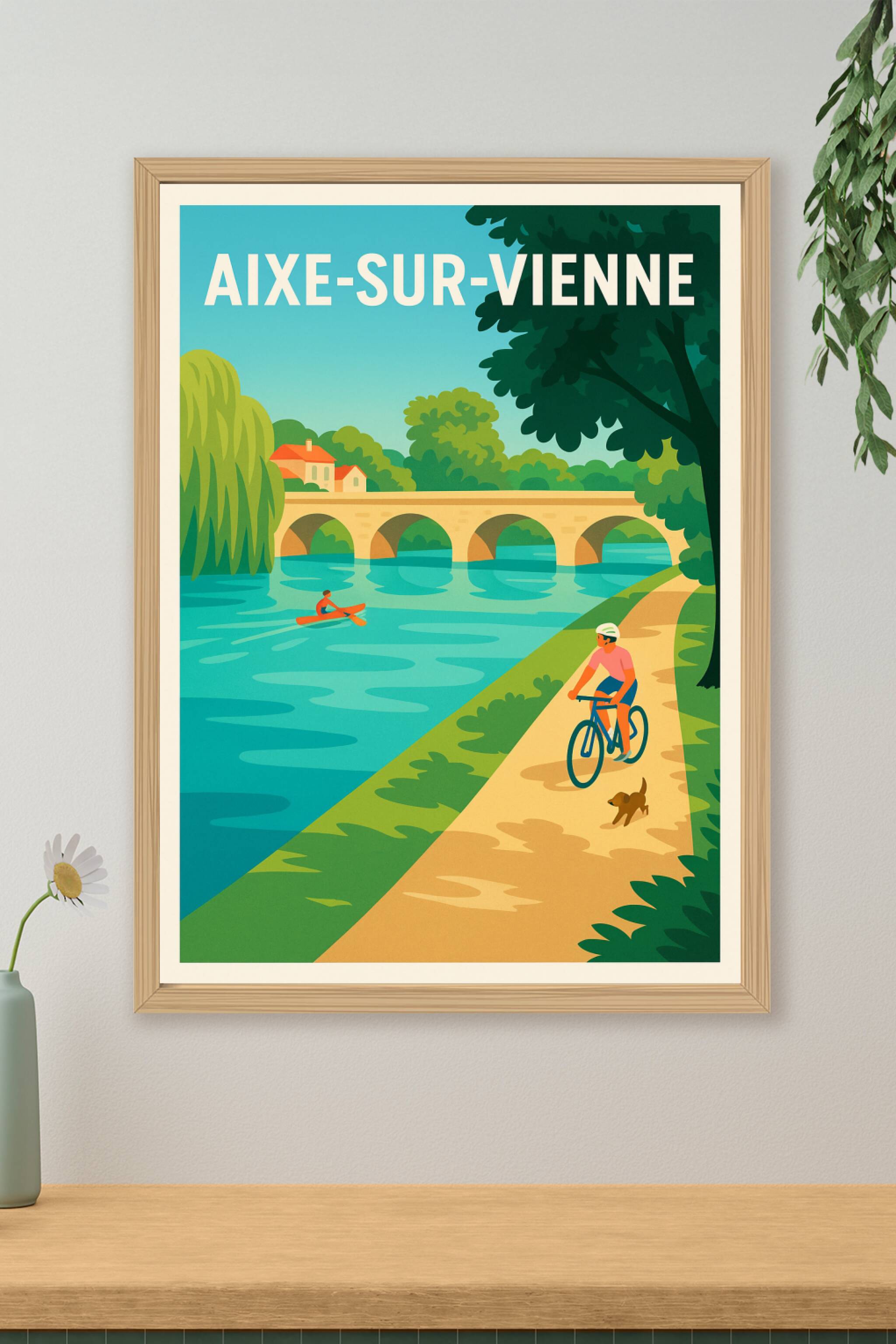 Affiche de Aixe-sur-Vienne - Balade au fil de l'eau et nature apaisante