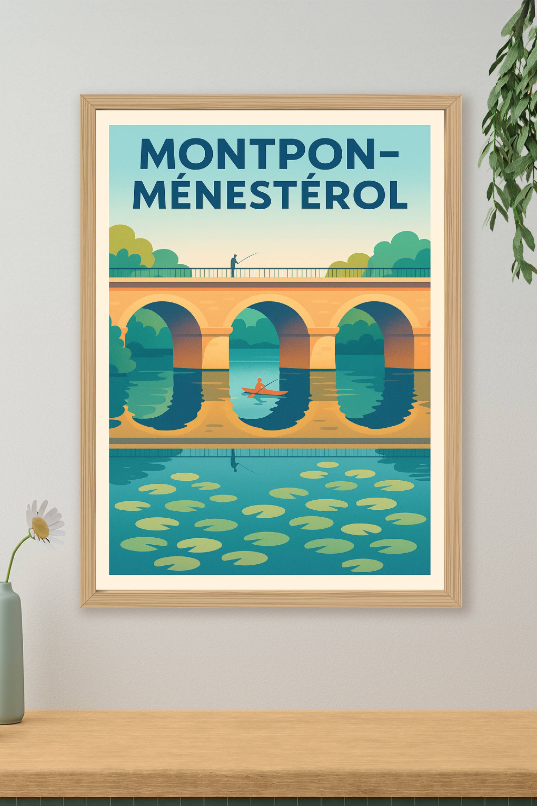Affiche de Montpon-Ménestérol - Sérénité au fil de l'eau