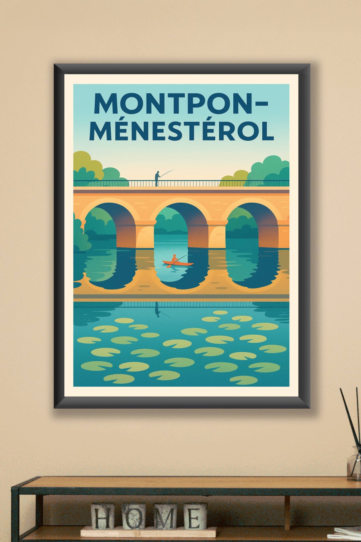 Affiche de Montpon-Ménestérol - Sérénité au fil de l'eau