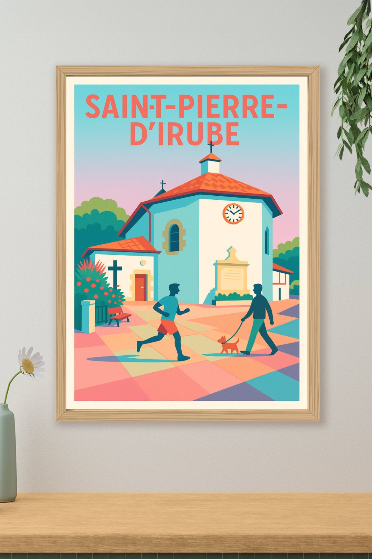 Affiche de Saint-Pierre-d'Irube - Charme paisible et convivialité locale