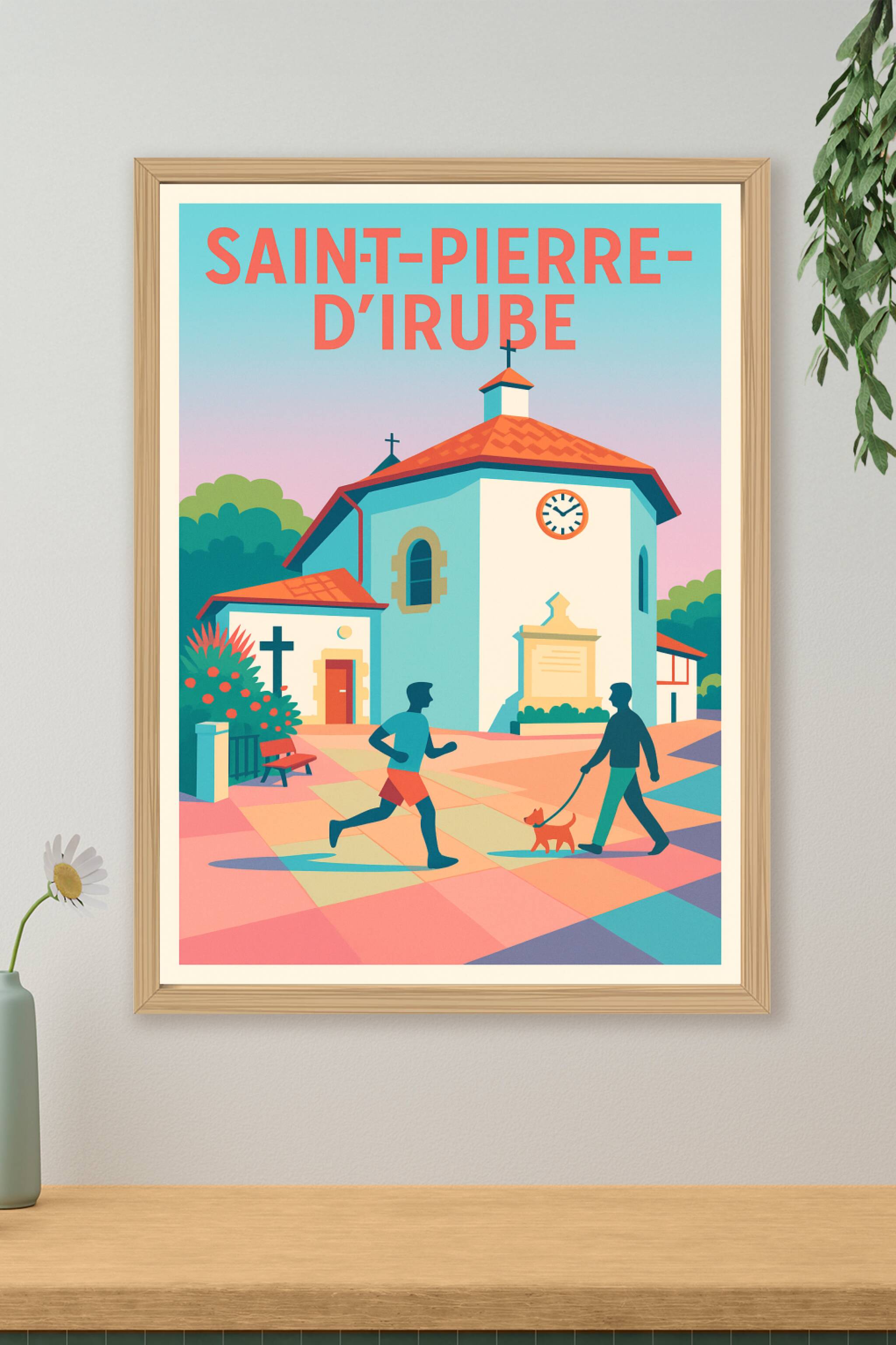 Affiche de Saint-Pierre-d'Irube - Charme paisible et convivialité locale