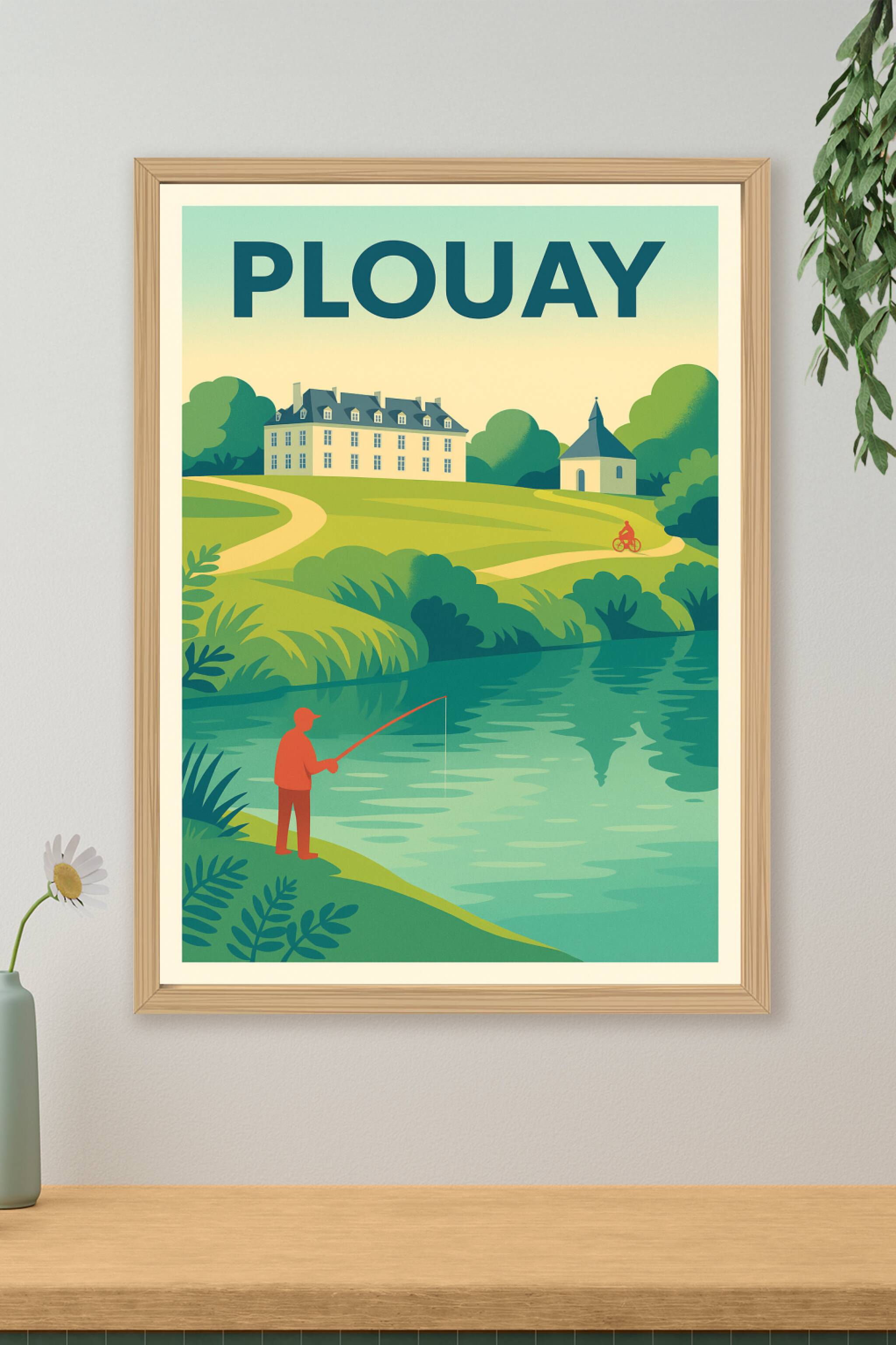 Affiche de Plouay - Sérénité et nature au bord de l'eau