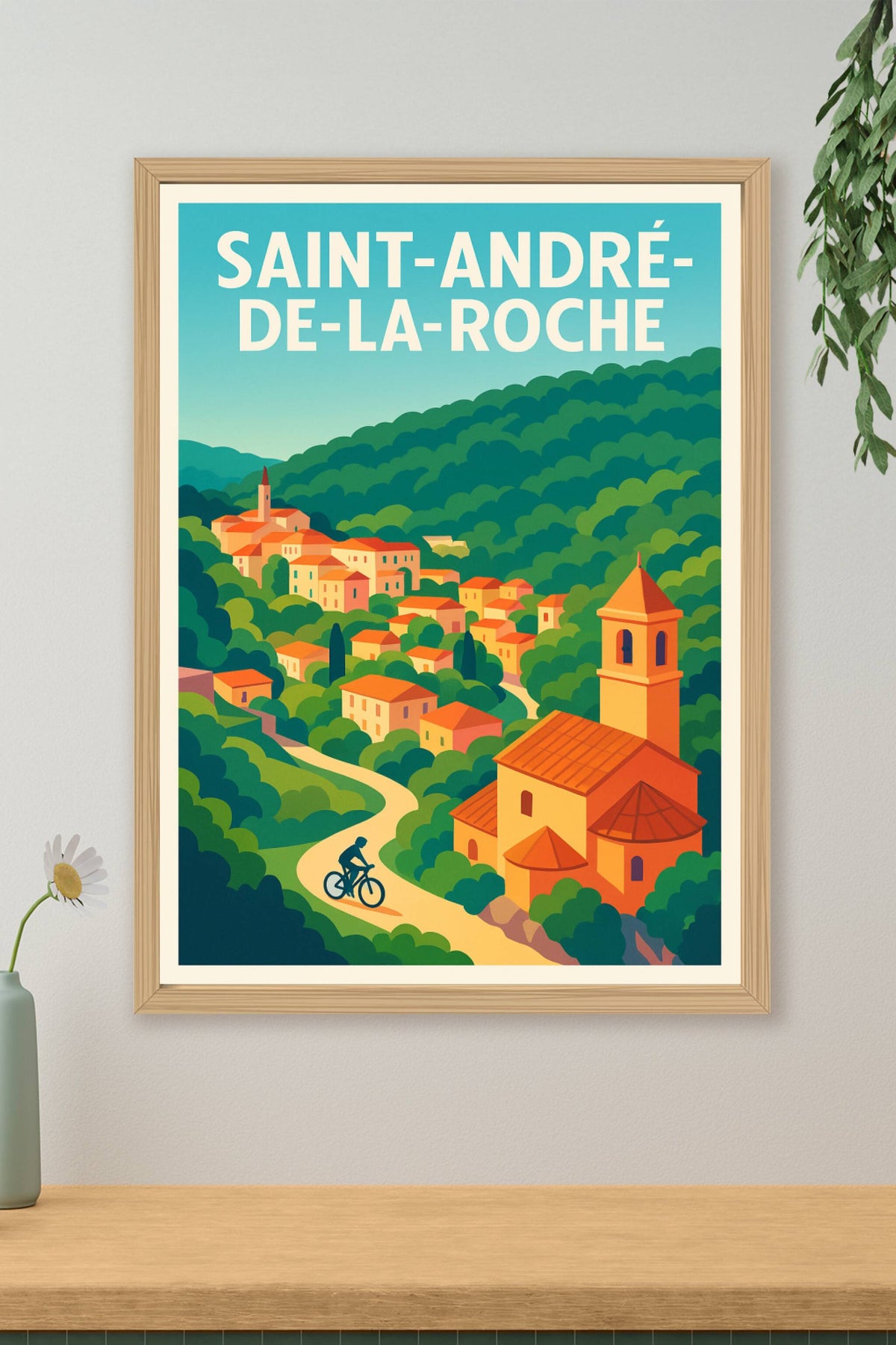 Affiche de Saint-André-de-la-Roche - Charme et sérénité au cœur de la nature