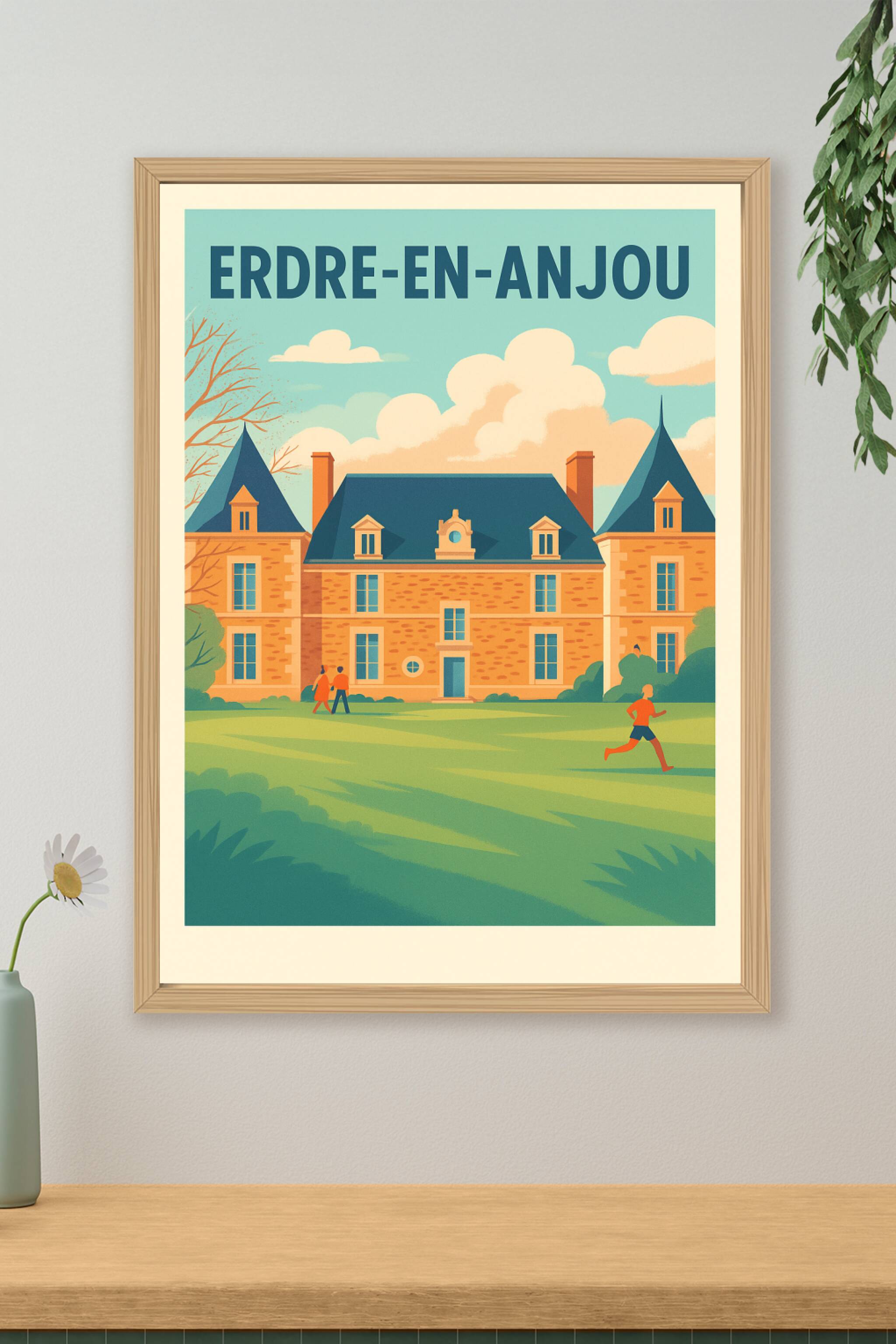 Affiche de Erdre-en-Anjou - Élégance et nature réunies