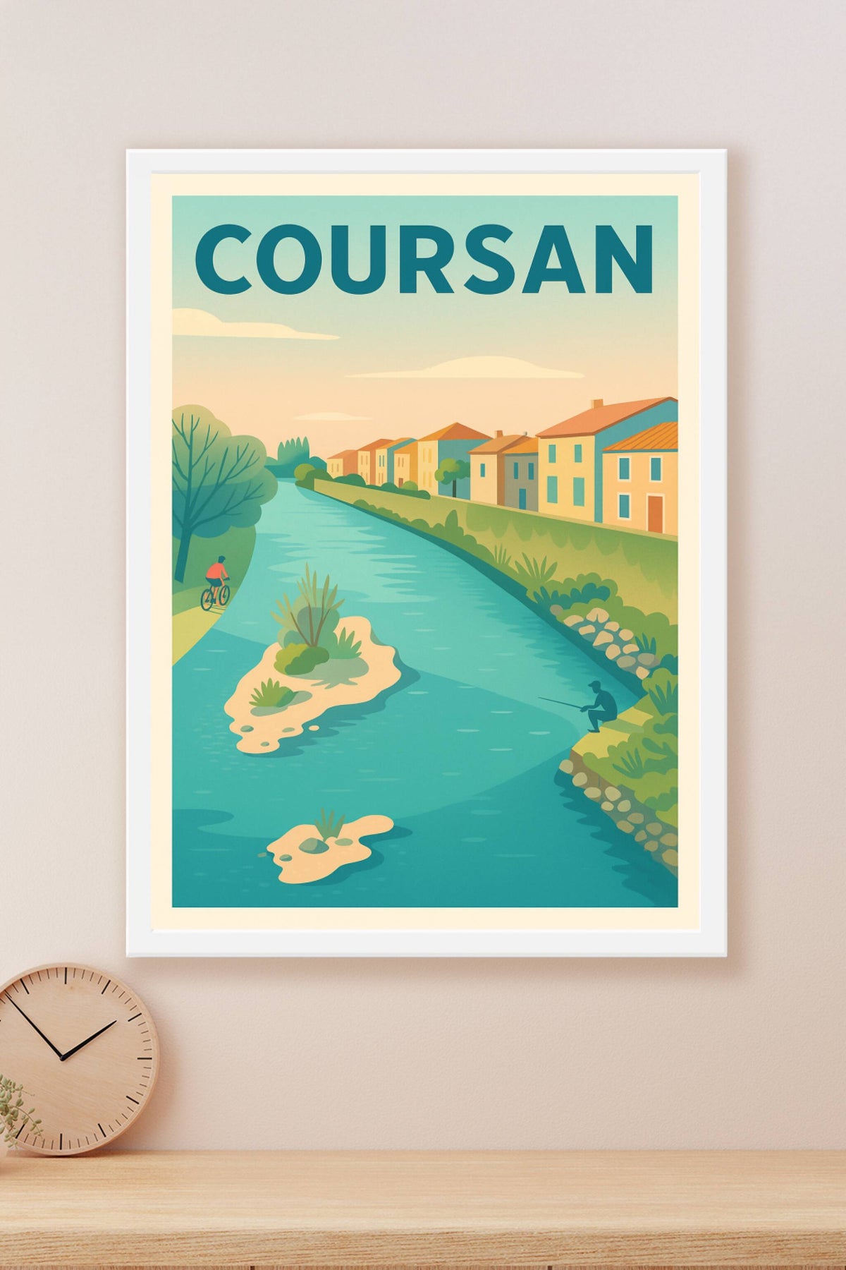 Affiche de Coursan - Charme paisible au fil de l'eau