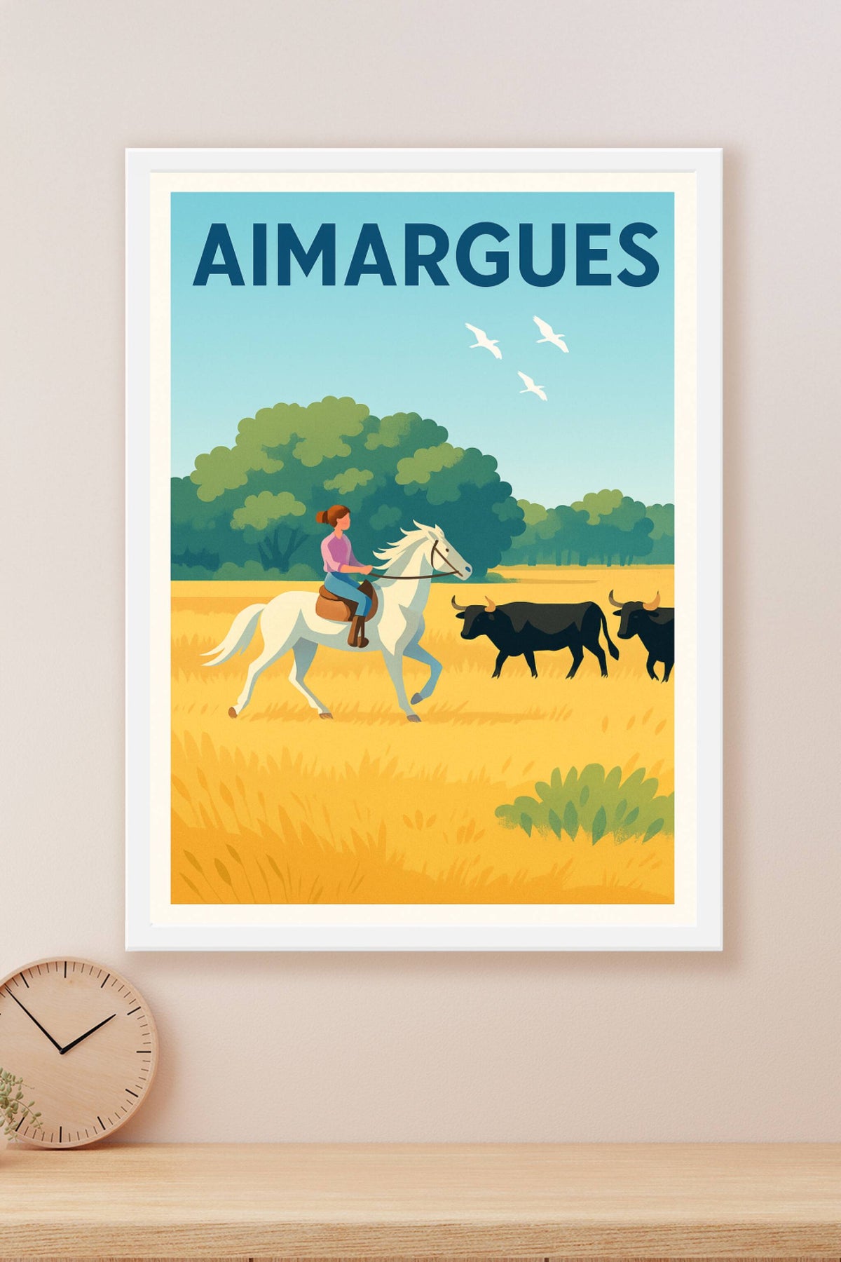 Affiche de Aimargues - Évasion au cœur de la Camargue sauvage