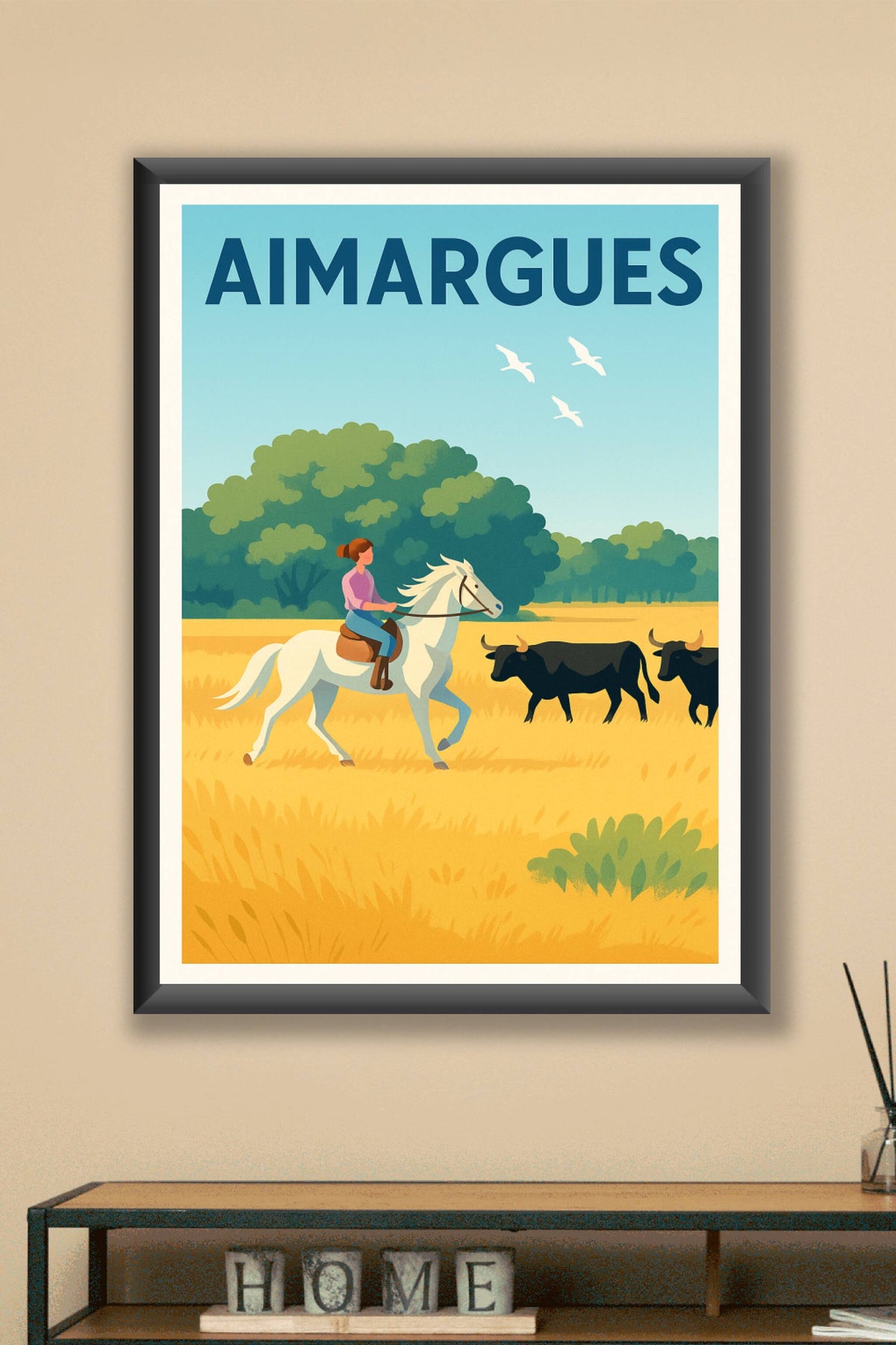 Affiche de Aimargues - Évasion au cœur de la Camargue sauvage