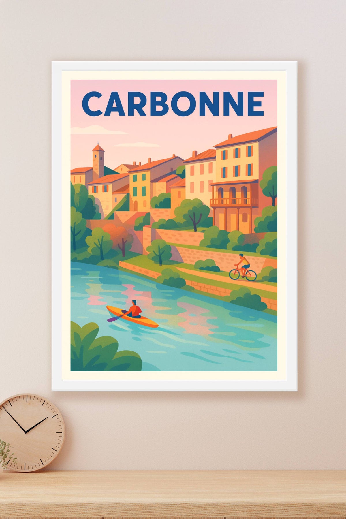 Affiche de Carbonne - Charme et sérénité au fil de l'eau
